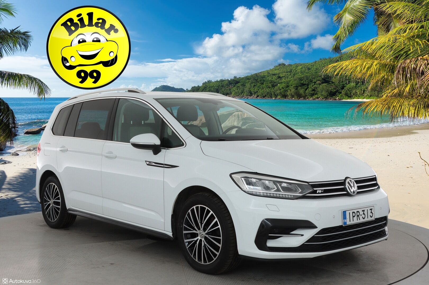 Volkswagen Touran 2020 R-Line 1,5 TSI EVO 110 kW DSG-aut. ** / Webasto / Adapt.vakkari / P.kamera / Apple&Android / Keyless - 1-Om Suomi auto 