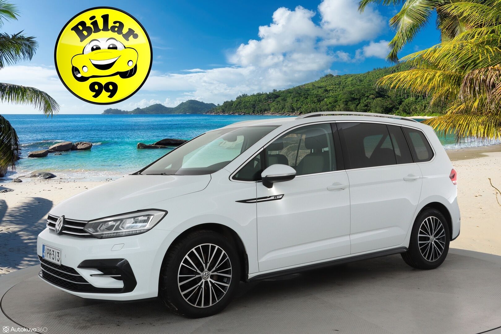 Volkswagen Touran 2020 R-Line 1,5 TSI EVO 110 kW DSG-aut. ** / Webasto / Adapt.vakkari / P.kamera / Apple&Android / Keyless - 1-Om Suomi auto 