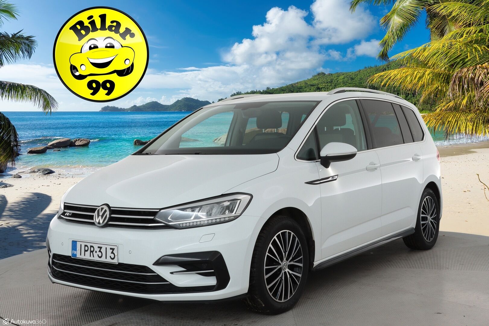 Volkswagen Touran 2020 R-Line 1,5 TSI EVO 110 kW DSG-aut. ** / Webasto / Adapt.vakkari / P.kamera / Apple&Android / Keyless - 1-Om Suomi auto 