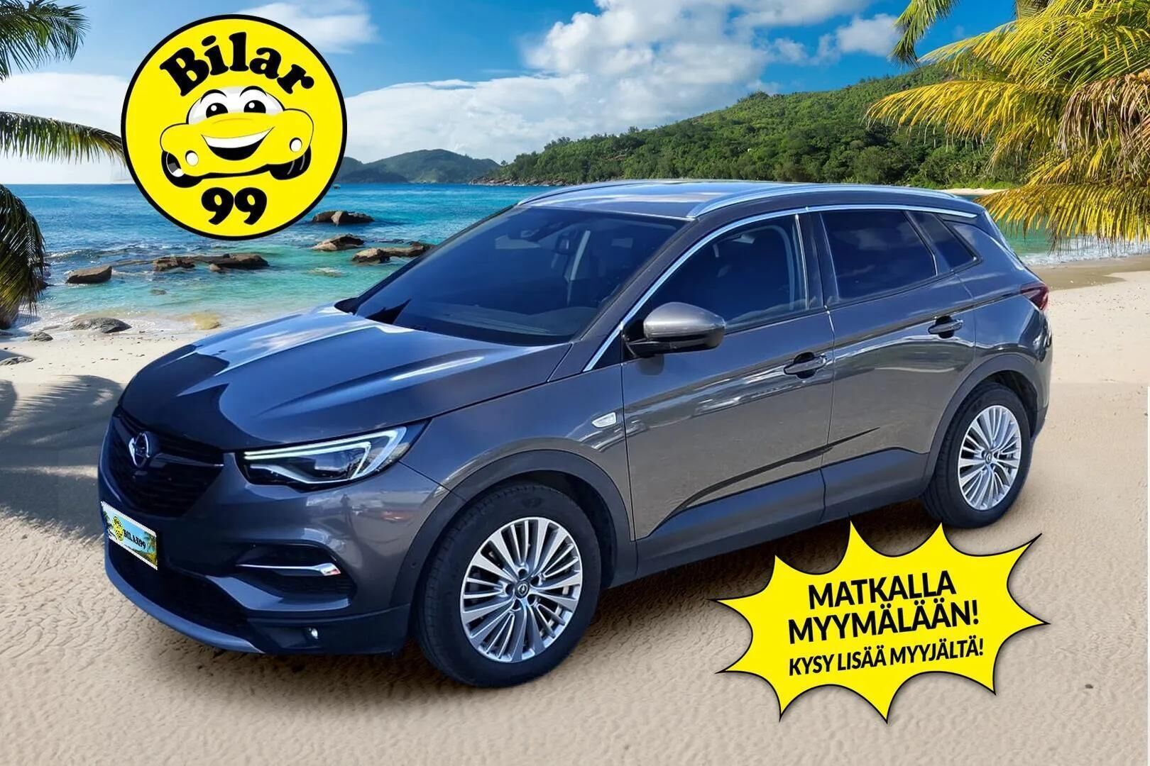 Opel Grandland X 2021 Executive 130 D Turbo A - Suomi- auto | Webasto | Koukku | Muistipenkki | Ratinlämmitin | Ilmastoidut istuimet | 360 Kamera | Nahkasisusta | Keyless | Kahdet renkaat aluvantein
