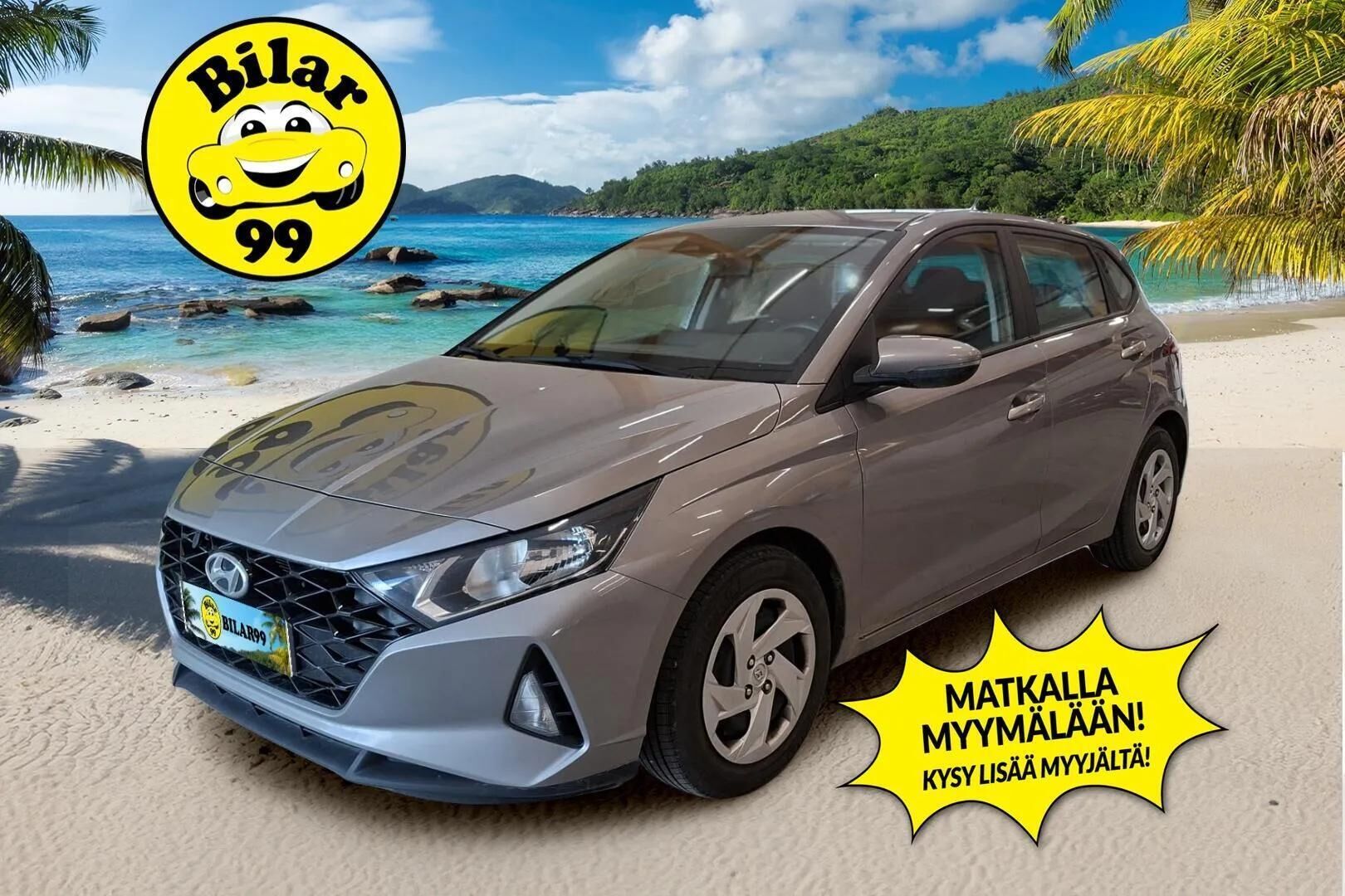 Hyundai i20 Hatchback 2022 1,0 T-GDI 100 hv 7-DCT Fresh * Vakkari / Lohkolämmitin / Tutka / Ratinlämmitin * - 1-Om Suomi- auto / Kahdet renkaat vanteineen / Myydään juuri katsastettuna! - HULLUT AVAJAISHULINAT KORKOTARJOUS 3,29 %