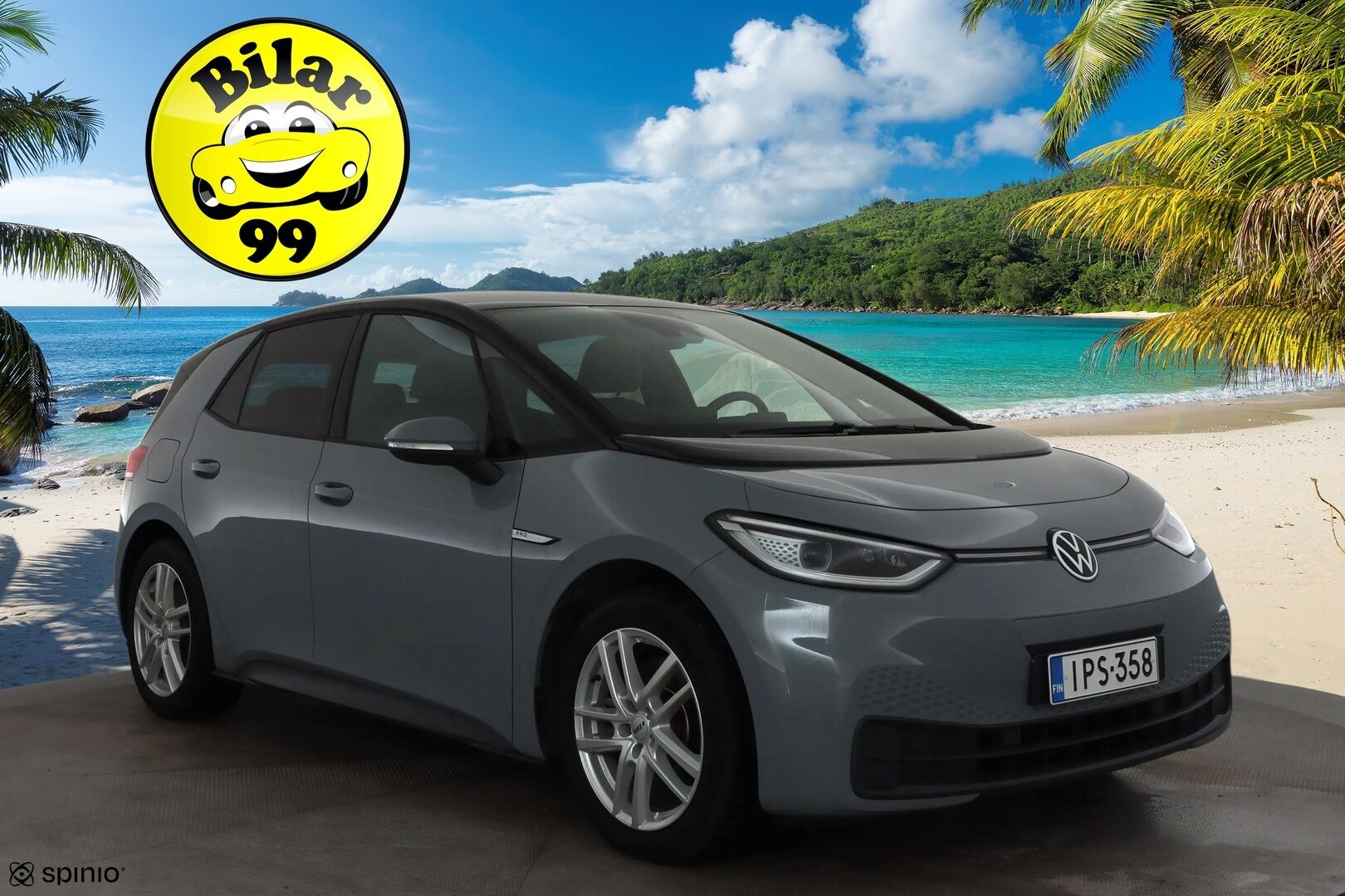 Volkswagen ID.3 2022 Pro 107 kW * ILP / ACC / Matrix / P.Tutkat / Navi / Kaistavahti * - 1-om Suomi-auto / 2x Latauskaapelit / Kahdet renkaat aluvanteilla / Merkkihuollot