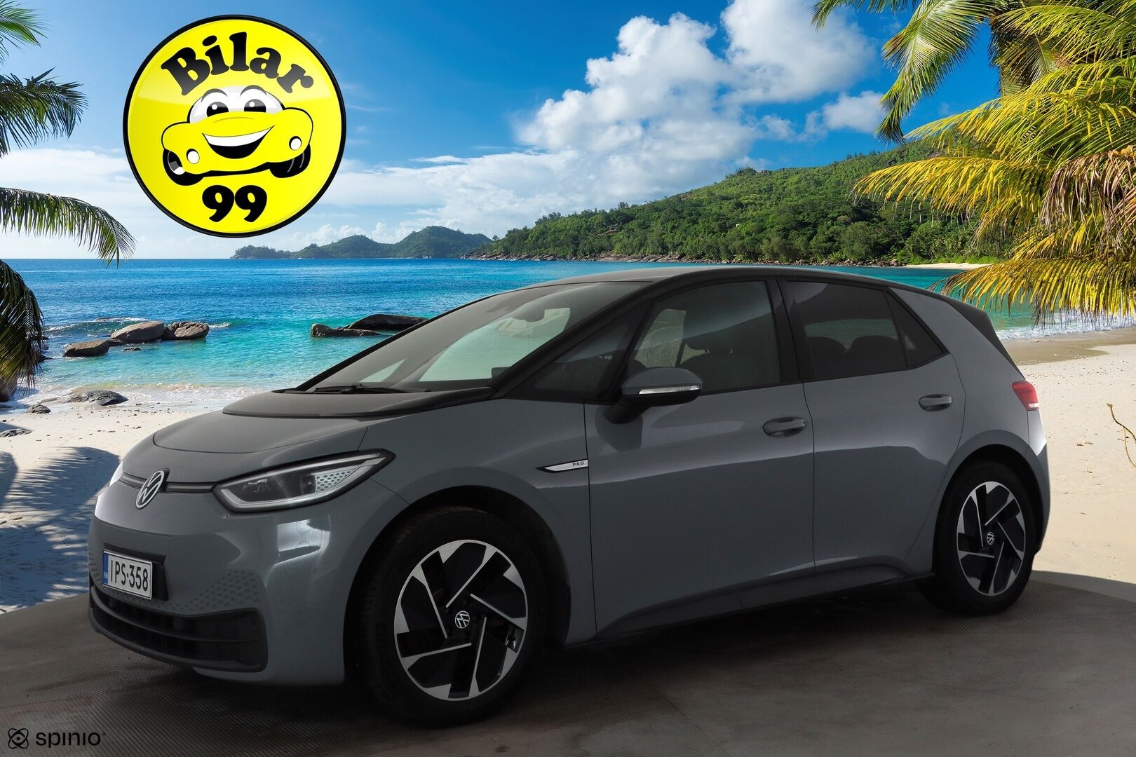 Volkswagen ID.3 2022 Pro 107 kW * ILP / ACC / Matrix / P.Tutkat / Navi / Kaistavahti * - 1-om Suomi-auto / 2x Latauskaapelit / Kahdet renkaat aluvanteilla / Merkkihuollot - HULLUT AVAJAISHULINAT KORKOTARJOUS 3,29 %