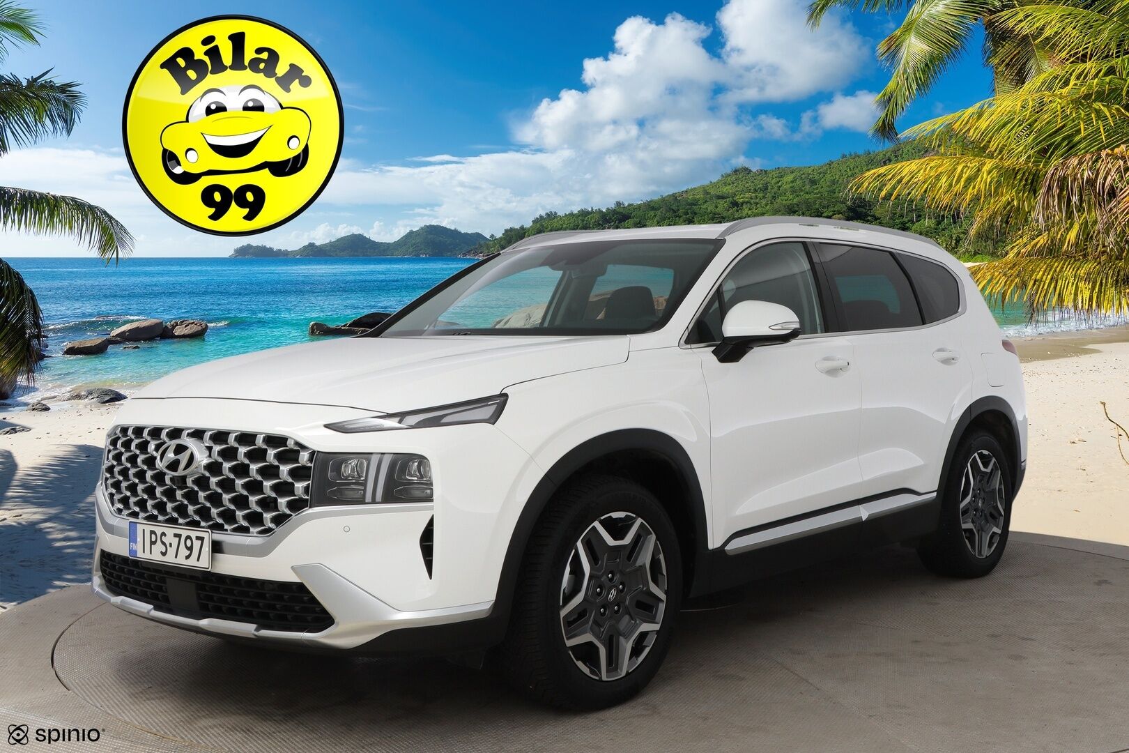 Hyundai Santa Fe 2022 1.6 T-GDI 265 hv Plug in 4WD 6AT Premium 7P MY21 - 3,99 % KORKOTARJOUS TÄHÄN AUTOON 31.8. ASTI! - 1Om Suomiauto / Adapt.Vakkari / Ilmastoidut Nahkapenkit / Krell Premium Audio / HUD / Ratinlämmitys / 7P / Navi / Supervarusteltu!