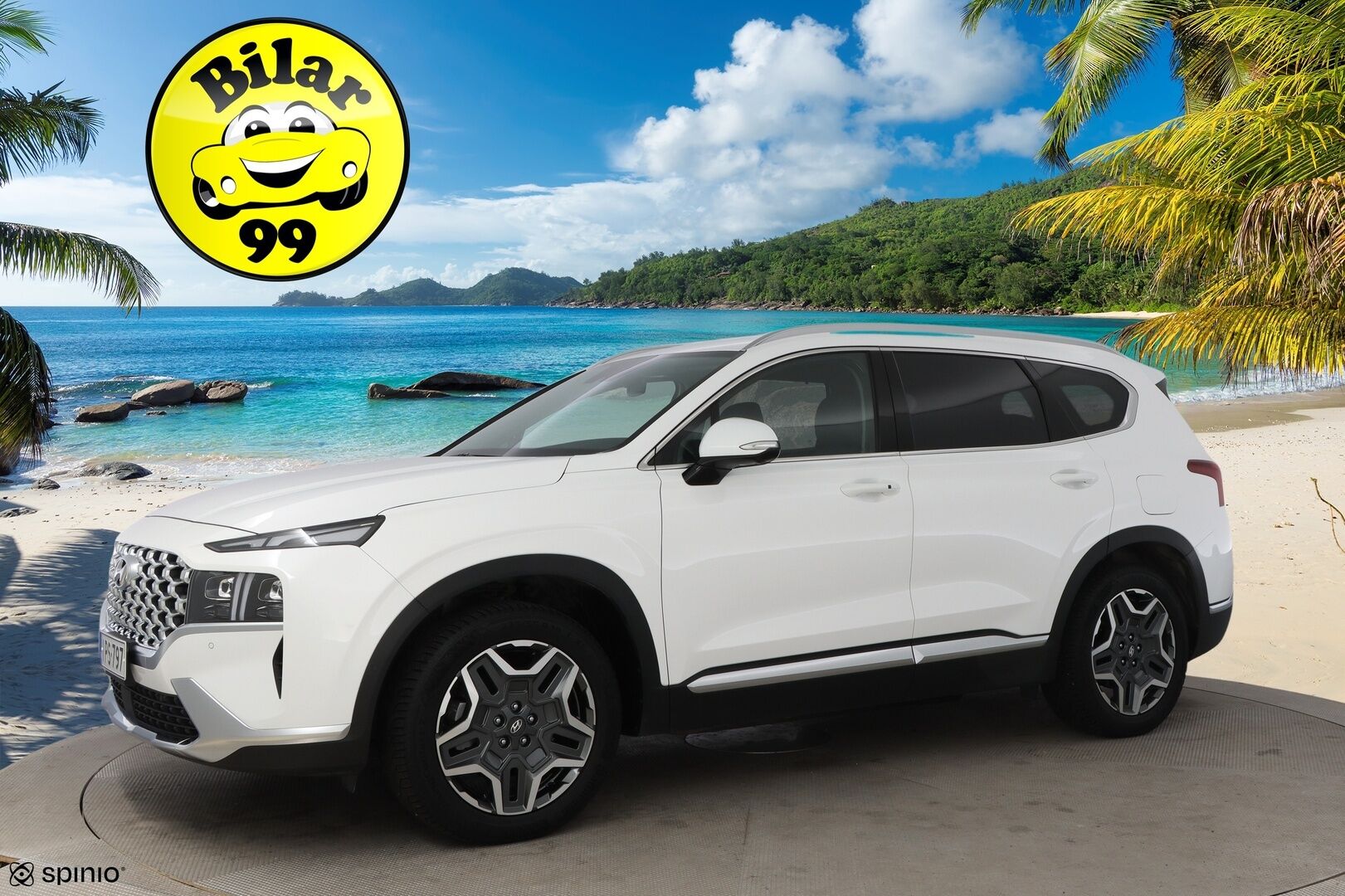 Hyundai Santa Fe 2022 1.6 T-GDI 265 hv Plug in 4WD 6AT Premium 7P MY21 - 3,99 % KORKOTARJOUS TÄHÄN AUTOON 31.8. ASTI! - 1Om Suomiauto / Adapt.Vakkari / Ilmastoidut Nahkapenkit / Krell Premium Audio / HUD / Ratinlämmitys / 7P / Navi / Supervarusteltu!