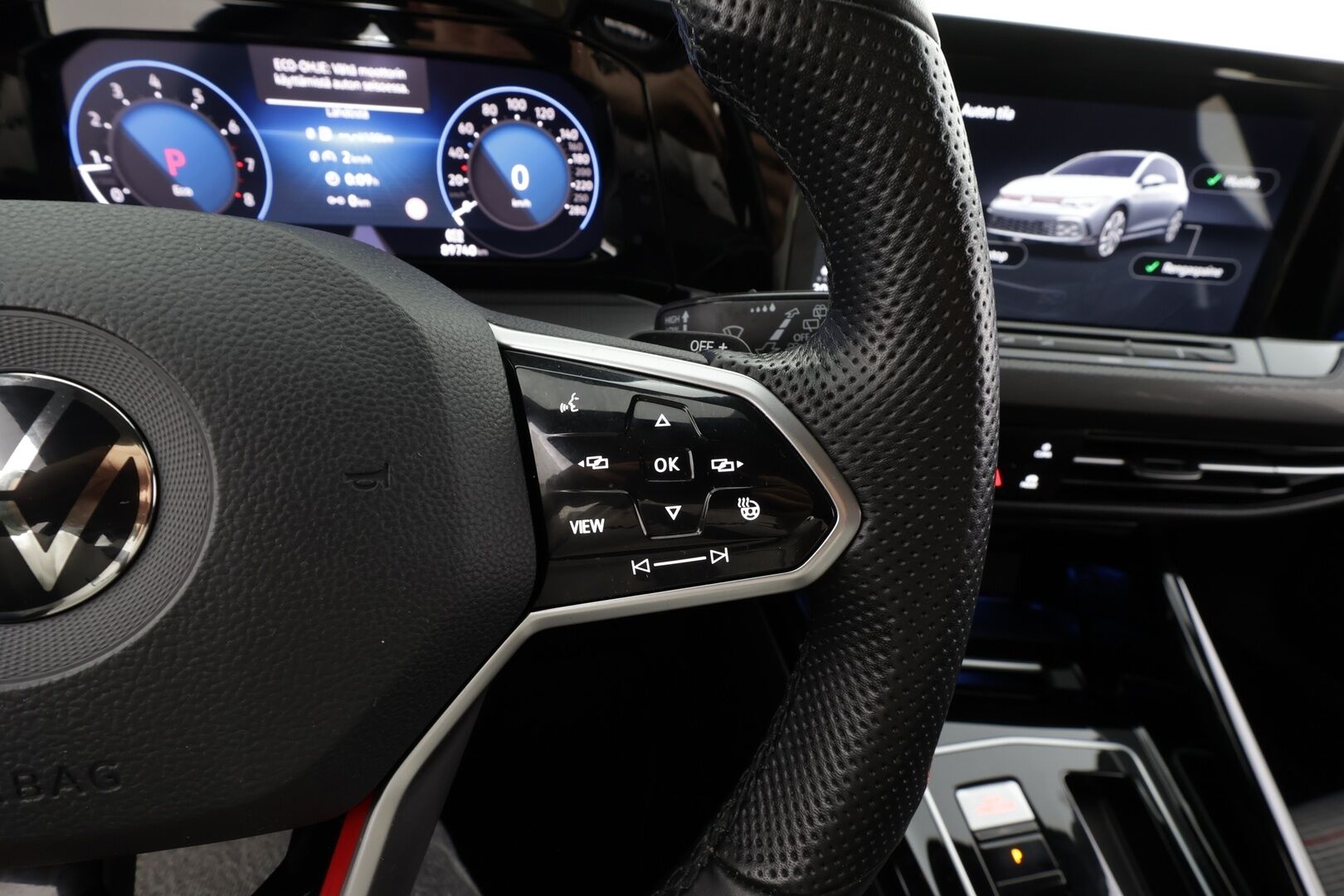 Volkswagen Golf 2023 GTI 2,0 TSI 180 kW DSG * ACC / P.tutkat / IQ.Light / Webasto / Navi / Sporttipenkit / Digimittaristo * - 1.Om Suomi-auto / Kahdet renkaat aluvanteilla - HULLU BLACKWEEK KORKOTARJOUS 2,49%