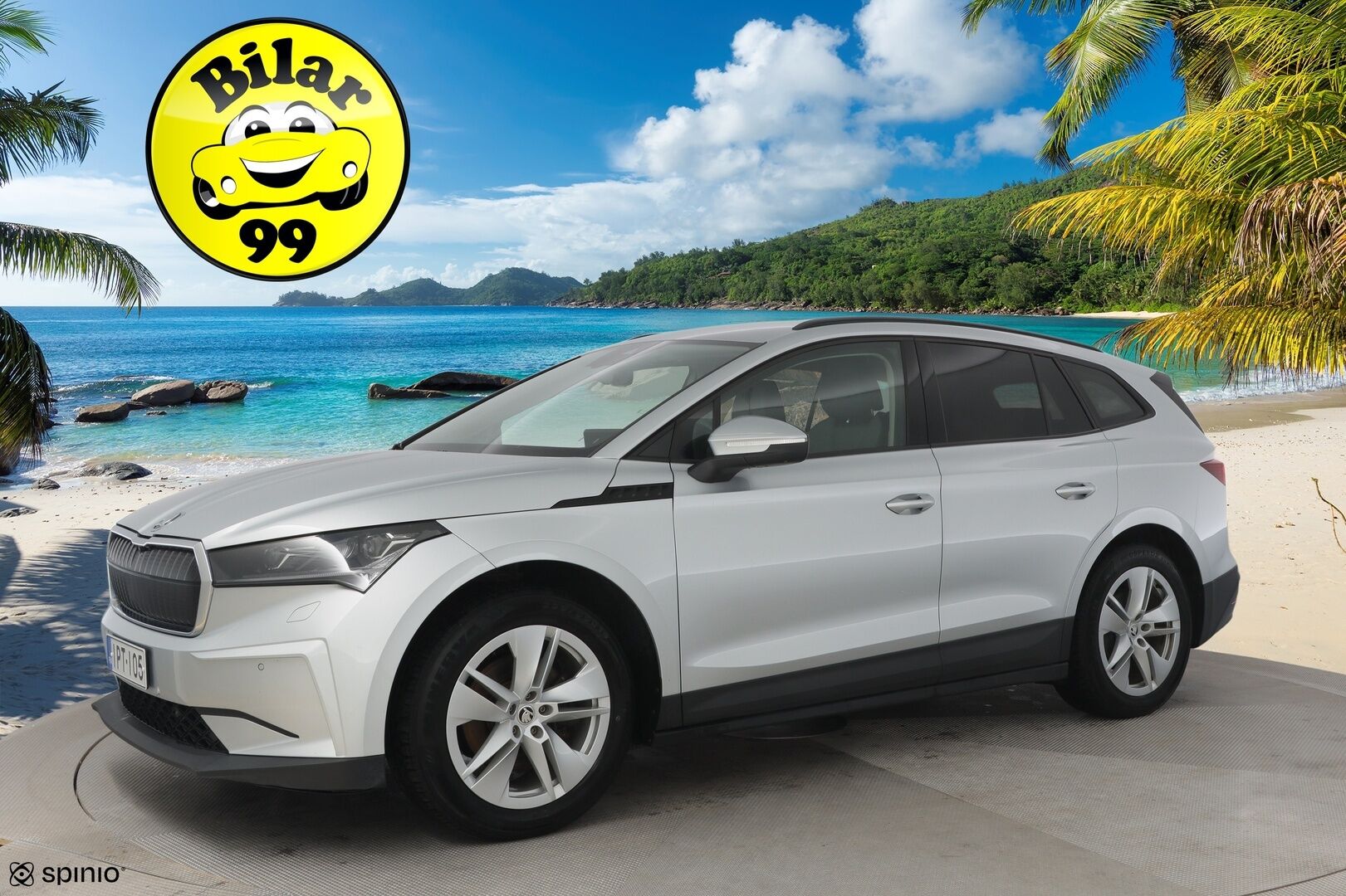 SKODA ENYAQ 2021 60 IV *ILP / 360 Kamera / Ratinlämmitin / Vetokoukku / Navigointi* - * 2x renkaat alumiinivantein / Merkkihuollettu / 2x latauskaapelit*