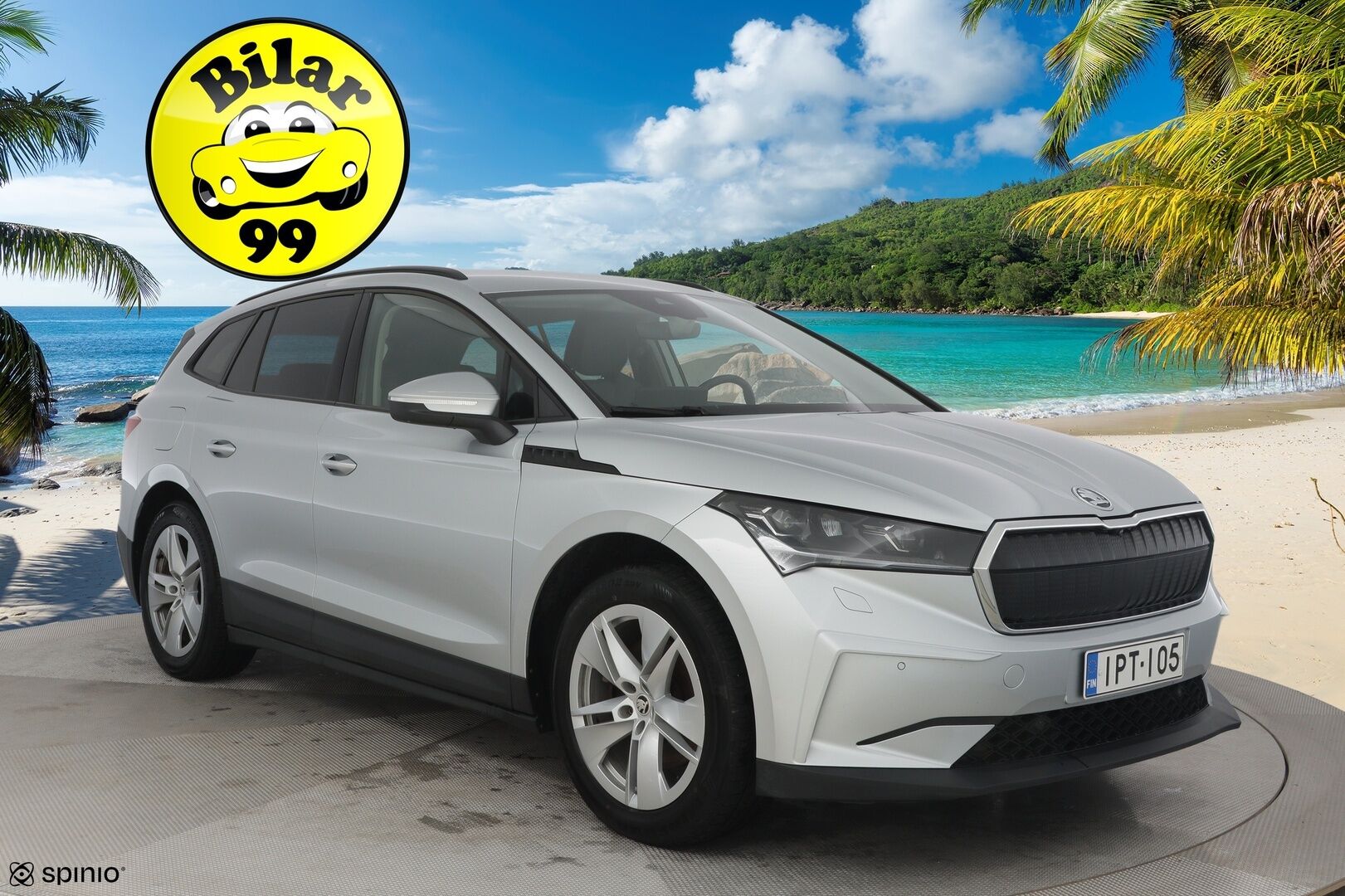 SKODA ENYAQ 2021 60 IV *ILP / 360 Kamera / Ratinlämmitin / Vetokoukku / Navigointi* - * 2x renkaat alumiinivantein / Merkkihuollettu / 2x latauskaapelit*