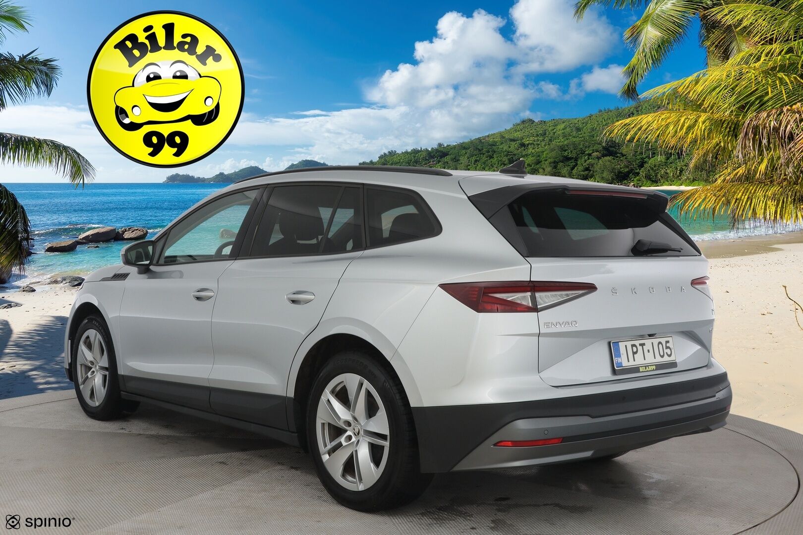 SKODA ENYAQ 2021 60 IV *ILP / 360 Kamera / Ratinlämmitin / Vetokoukku / Navigointi* - * 2x renkaat alumiinivantein / Merkkihuollettu / 2x latauskaapelit*