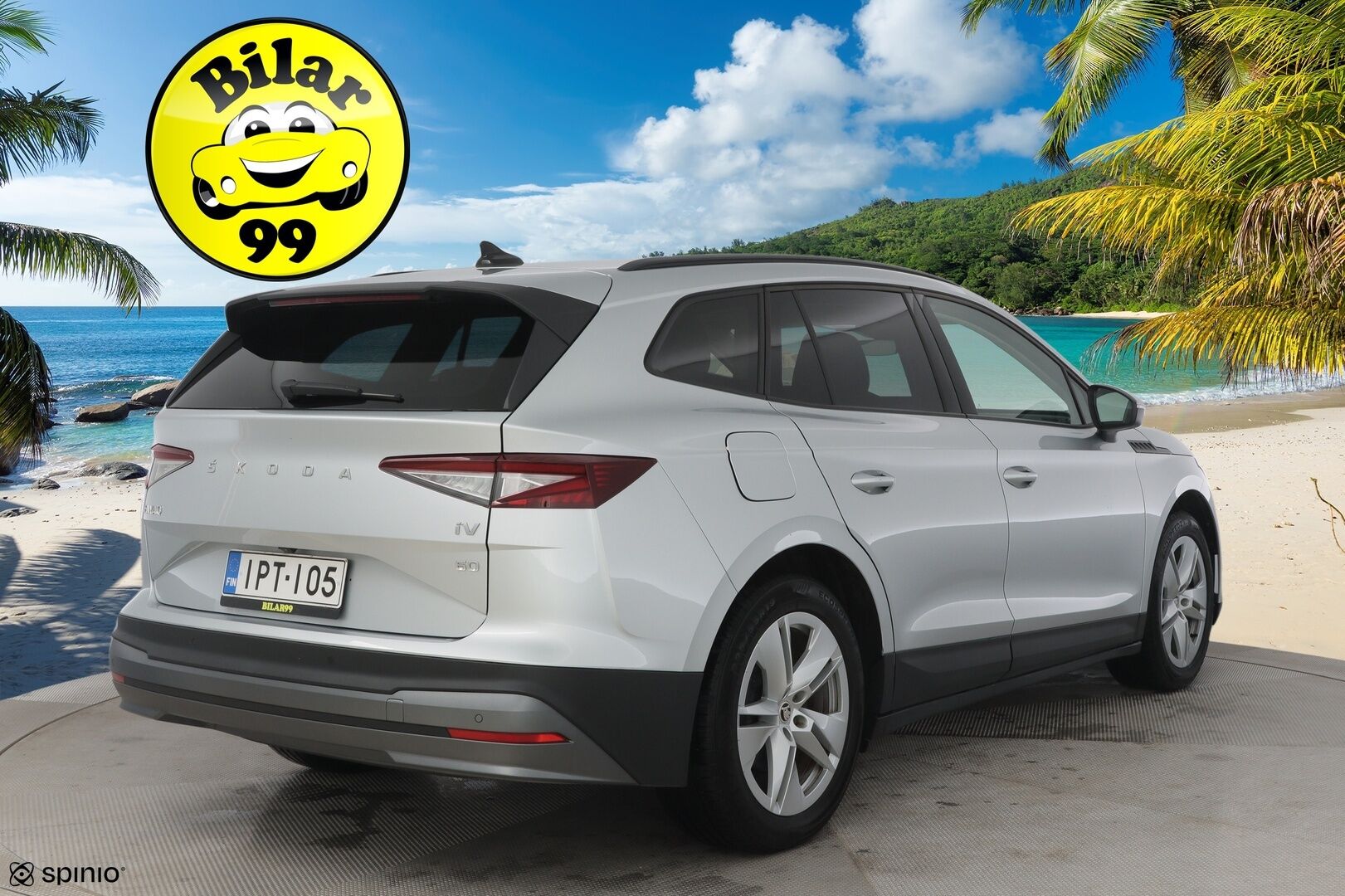 SKODA ENYAQ 2021 60 IV *ILP / 360 Kamera / Ratinlämmitin / Vetokoukku / Navigointi* - * 2x renkaat alumiinivantein / Merkkihuollettu / 2x latauskaapelit*