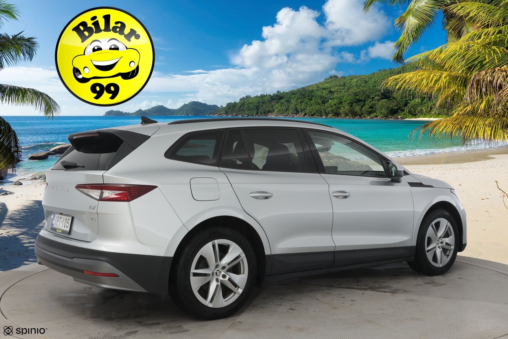 SKODA ENYAQ 2021 60 IV *ILP / 360 Kamera / Ratinlämmitin / Vetokoukku / Navigointi* - * 2x renkaat alumiinivantein / Merkkihuollettu / 2x latauskaapelit*