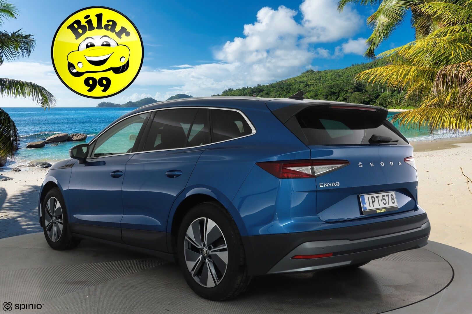 Skoda Enyaq 2022 80 iV - 3,99 % KORKOTARJOUS TÄHÄN AUTOON 31.8. ASTI! - 1Om Suomiauto / Lämpöpumppu / Adapt.Vakkari / ALV / KeylessGo / 360-Kamera / Crystal Matrix LED / Muistipenkki / Puolinahat / Hyvät varusteet!