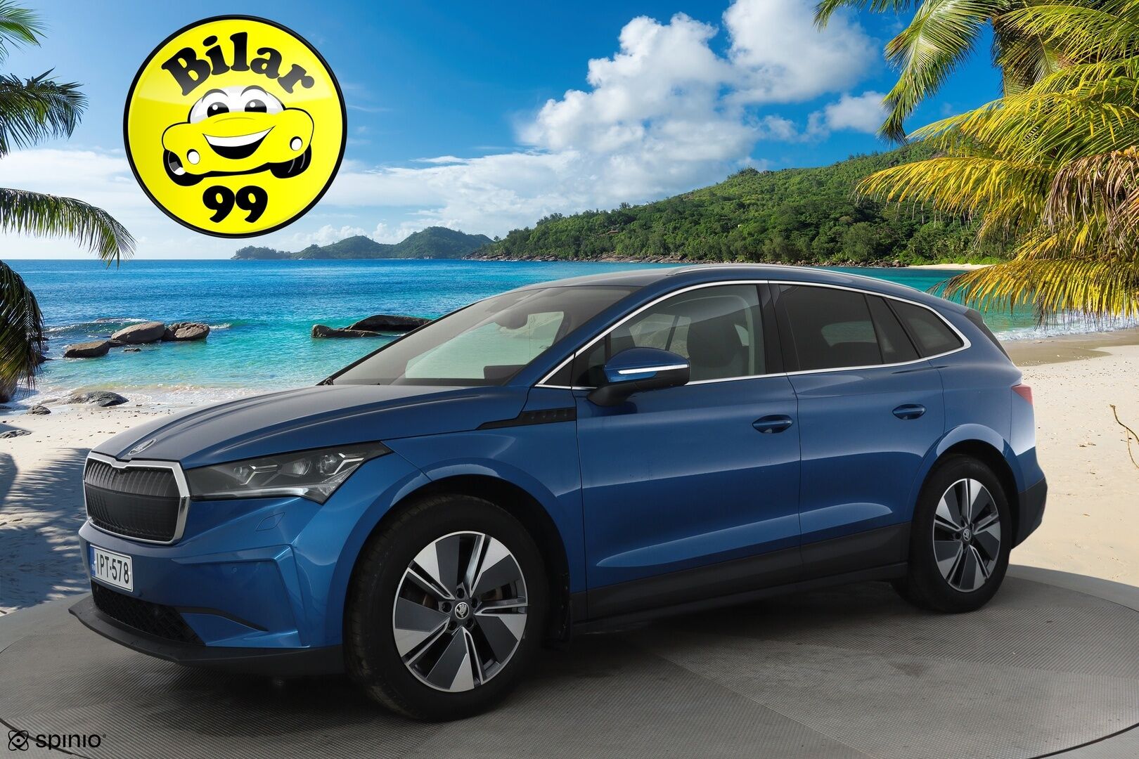Skoda Enyaq 2022 80 iV - 3,99 % KORKOTARJOUS TÄHÄN AUTOON 31.8. ASTI! - 1Om Suomiauto / Lämpöpumppu / Adapt.Vakkari / ALV / KeylessGo / 360-Kamera / Crystal Matrix LED / Muistipenkki / Puolinahat / Hyvät varusteet!