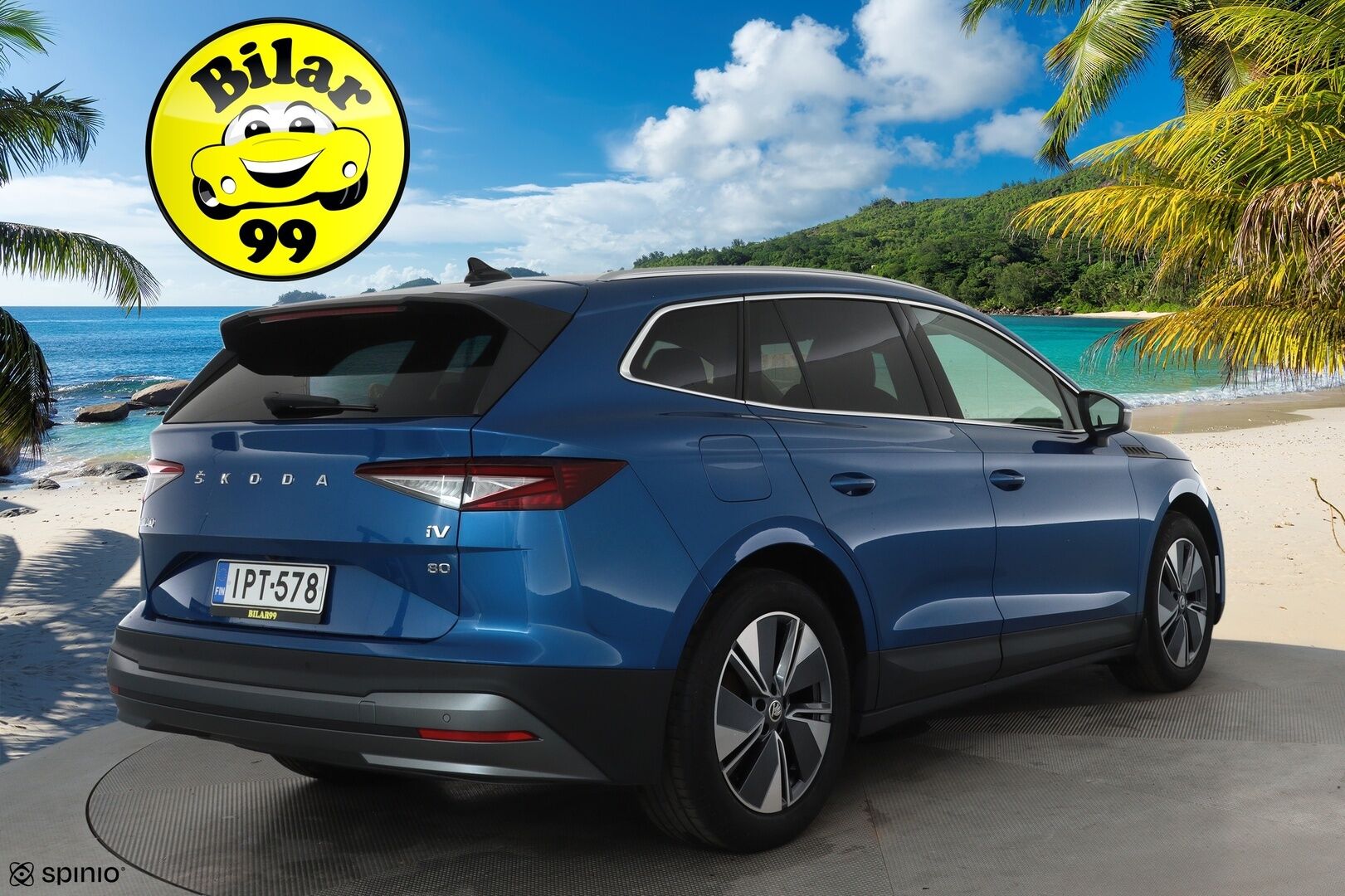 Skoda Enyaq 2022 80 iV - 3,99 % KORKOTARJOUS TÄHÄN AUTOON 31.8. ASTI! - 1Om Suomiauto / Lämpöpumppu / Adapt.Vakkari / ALV / KeylessGo / 360-Kamera / Crystal Matrix LED / Muistipenkki / Puolinahat / Hyvät varusteet!