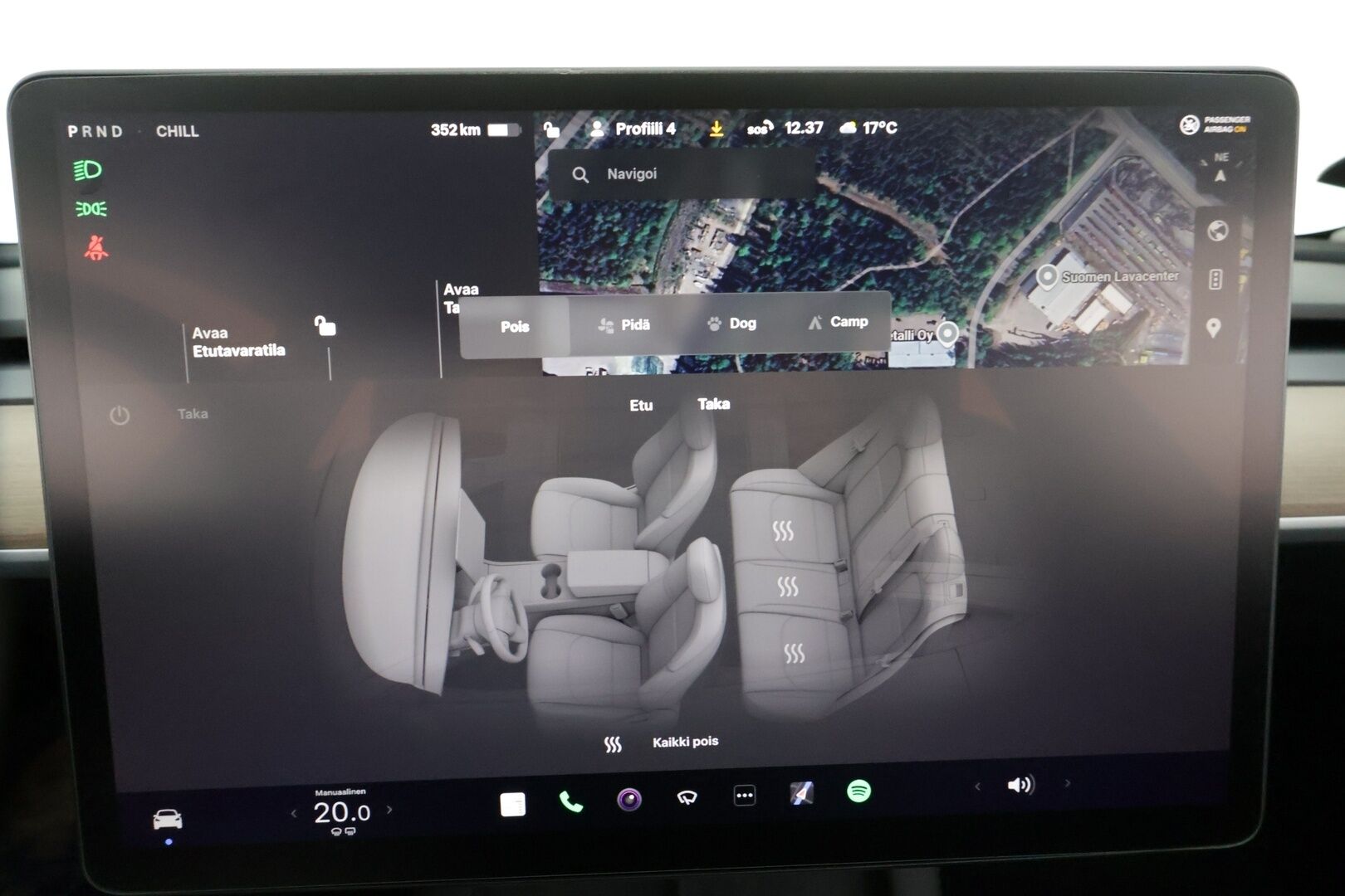 Tesla Model 3 2022 Long Range Dual Motor AWD * Koukku / Lasikatto / ILP /  ACC / Matrix-LED / P.Kamera / Muistipenkki / Premium Audio * - Akku kuntotarkastettu! / 2x Latauskaapelit / Kahdet renkaat