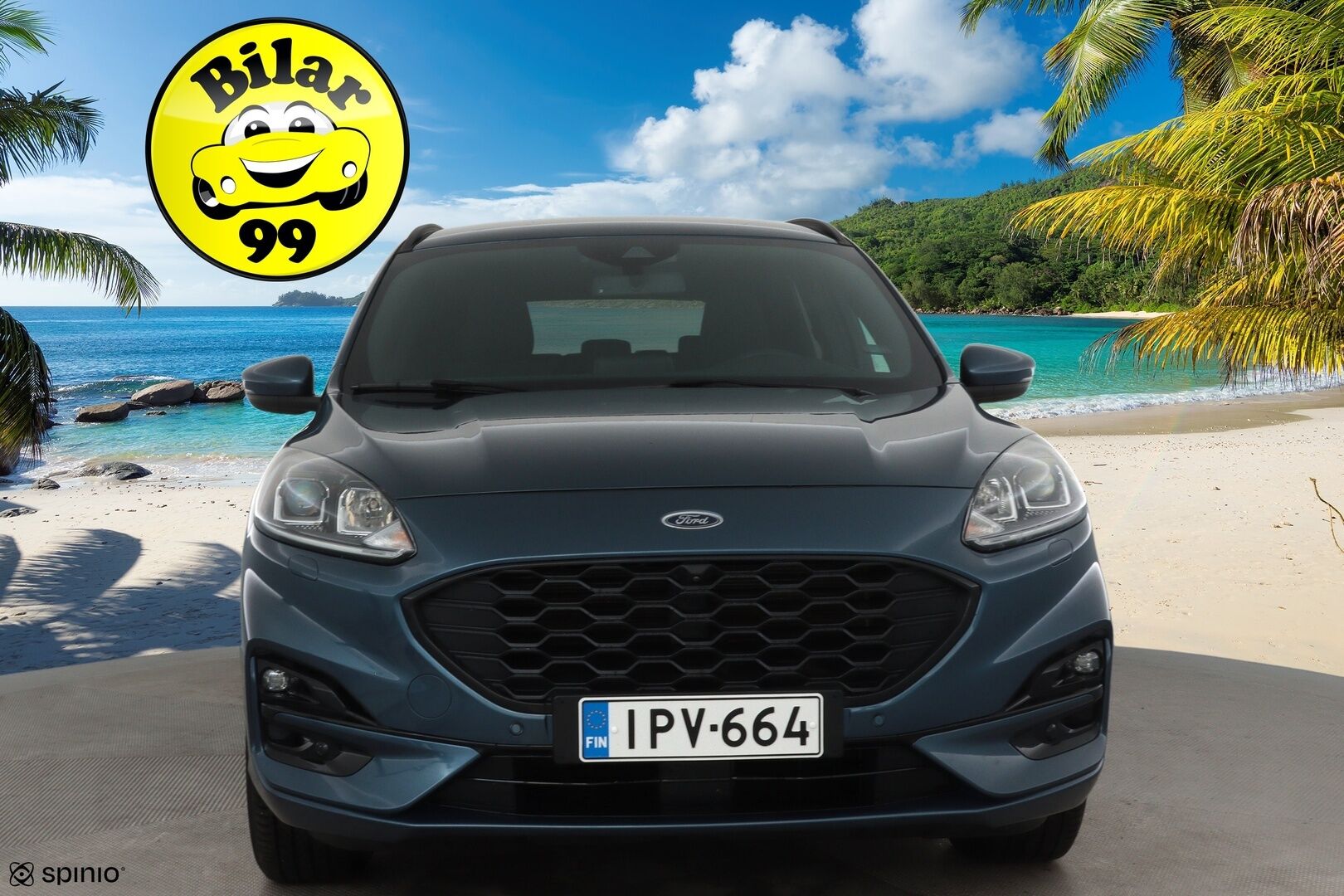 Ford Kuga 2021 2,5 PHEV 225hv CVT FWD ST-Line 5-ovinen **Adapt.vakkari / P.kamera / Koukku / Digimittaristo / KeylessGo** - Merkkihuollettu / Kahdet renkaat aluvanteilla / Digimittaristo / Navi / Ratinlämmitin / Lämmitettävä tuulilasi / Sähköluukku