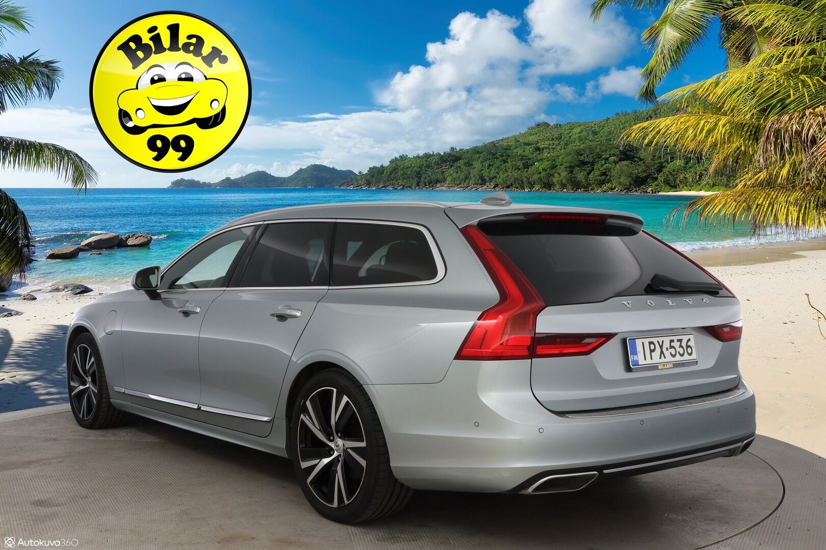 Volvo V90 2019 T8 AWD Inscription aut - Webasto / Harman&Kardon / Adapt.Vakkari / Panorama/ Koukku / HUD / 360-Kamera / Nahkapenkit Muistilla / Supervarusteet!