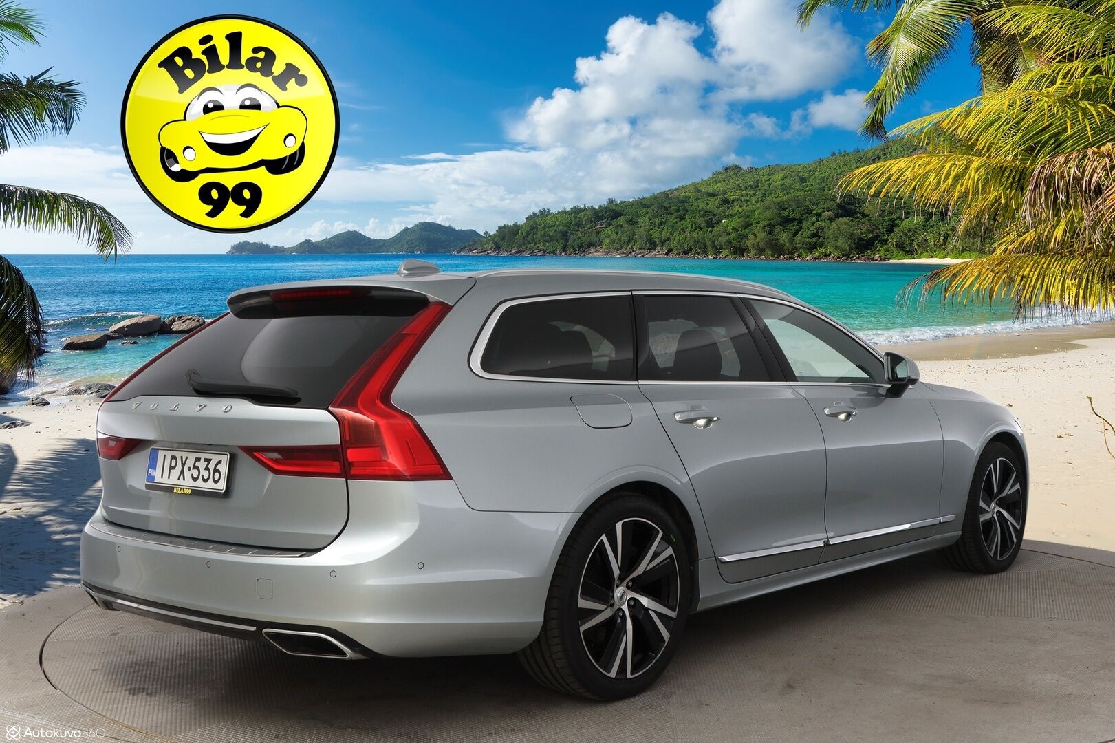 Volvo V90 2019 T8 AWD Inscription aut - Webasto / Harman&Kardon / Adapt.Vakkari / Panorama/ Koukku / HUD / 360-Kamera / Nahkapenkit Muistilla / Supervarusteet!