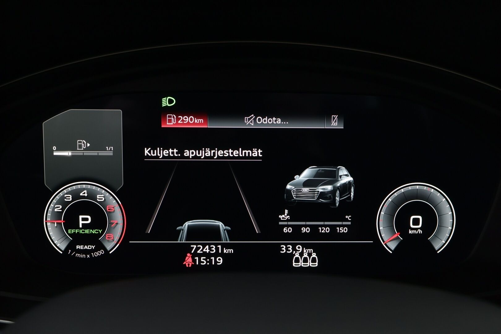 Audi A4 2023 Avant 40 TFSI 150 kW MHEV quattro S tronic S Line - S LINE | Suomiauto | ACC | Matrix LED | Digital Cockpit | Peruutuskamera | Vetokoukku | Puolinahka Sporttipenkit | Audi Sound System | Huippuvarusteet!