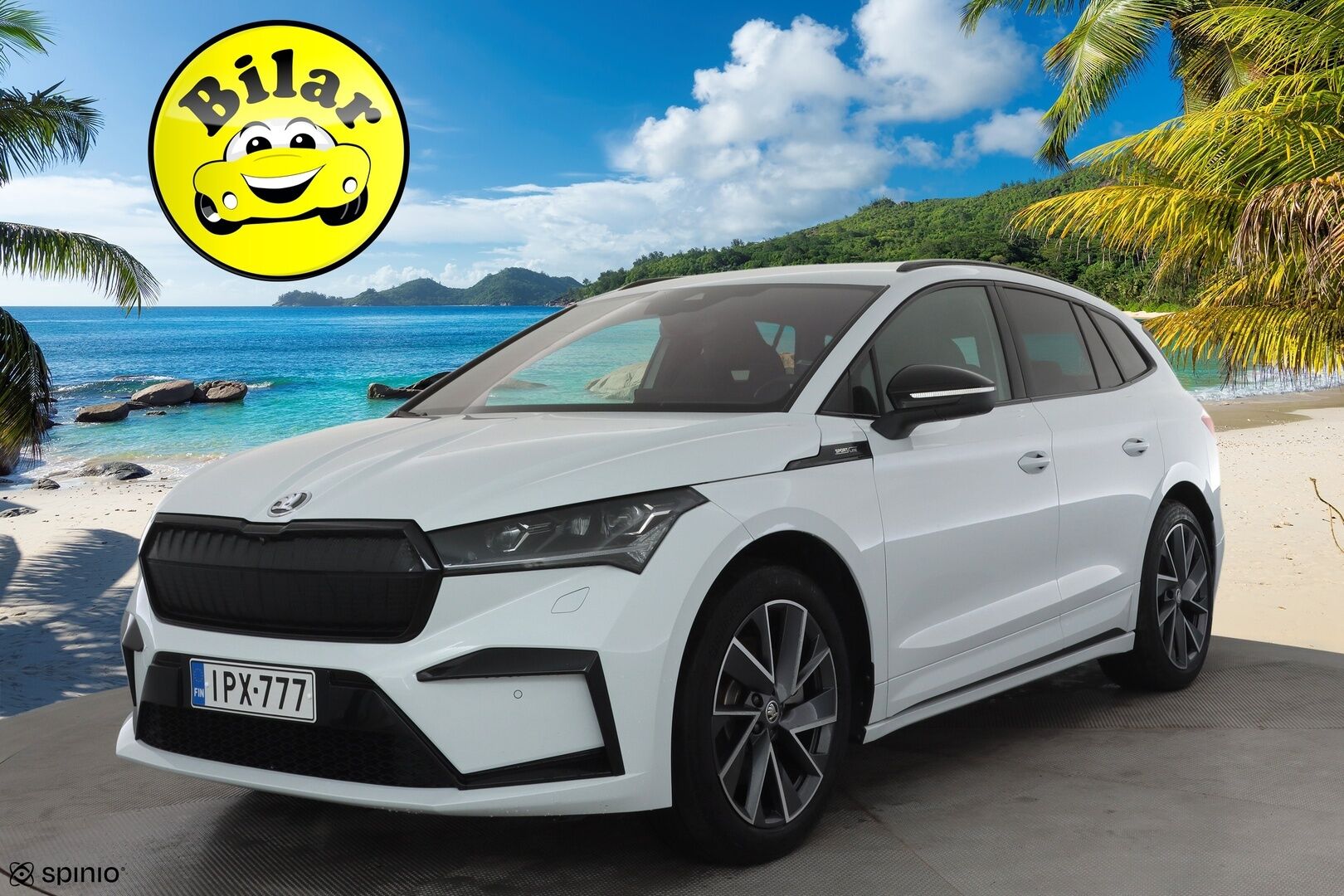 Skoda Enyaq 2022 80iV Sportline - | HUD | ACC | Muistipenkki | 360° | ILP | Matrix-LED | Keyless | Navi | Kaistavahti | Kahdet renkaat | Merkkihuollot | 2x Latauskaapelit |