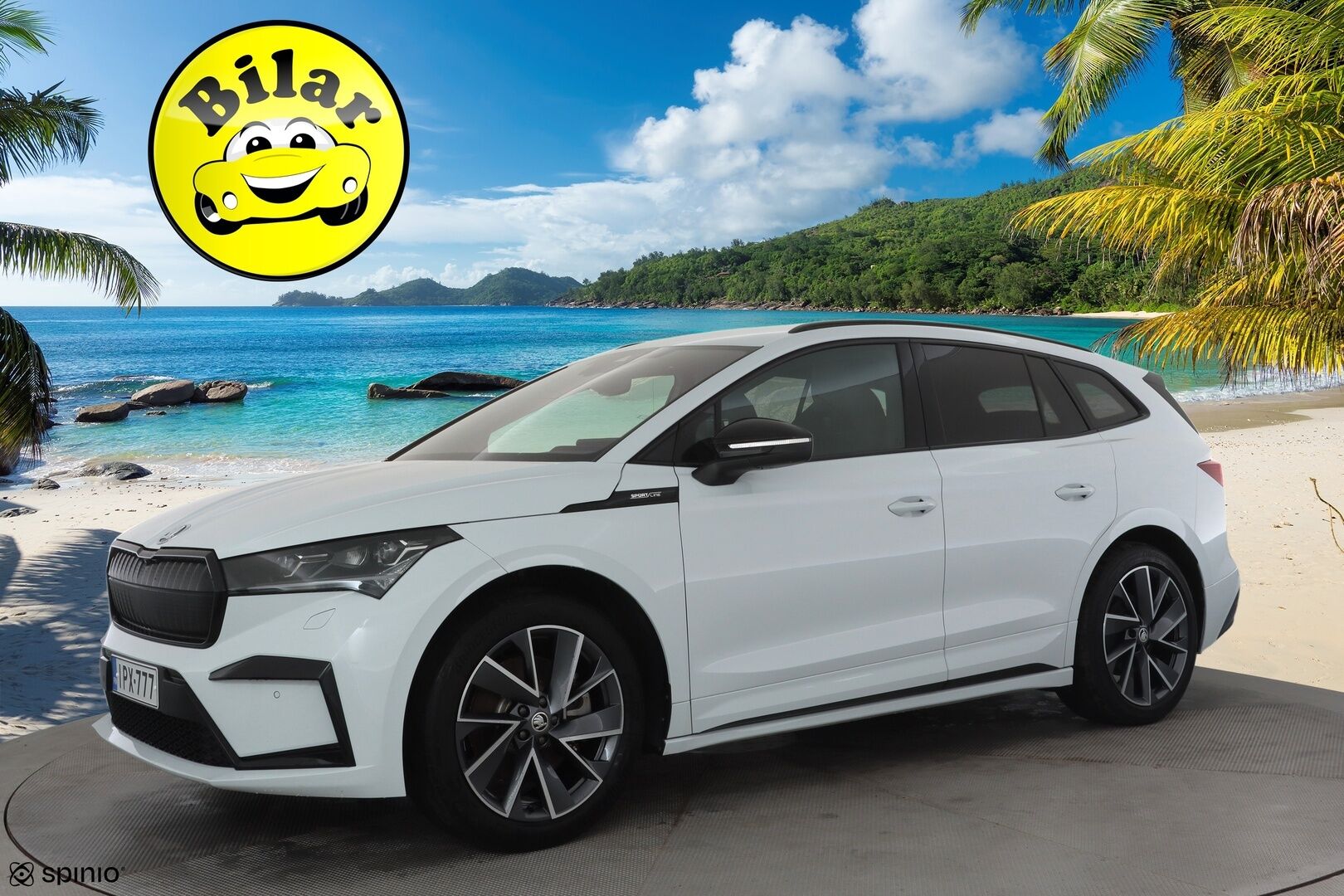 Skoda Enyaq 2022 80iV Sportline - | HUD | ACC | Muistipenkki | 360° | ILP | Matrix-LED | Keyless | Navi | Kaistavahti | Kahdet renkaat | Merkkihuollot | 2x Latauskaapelit |