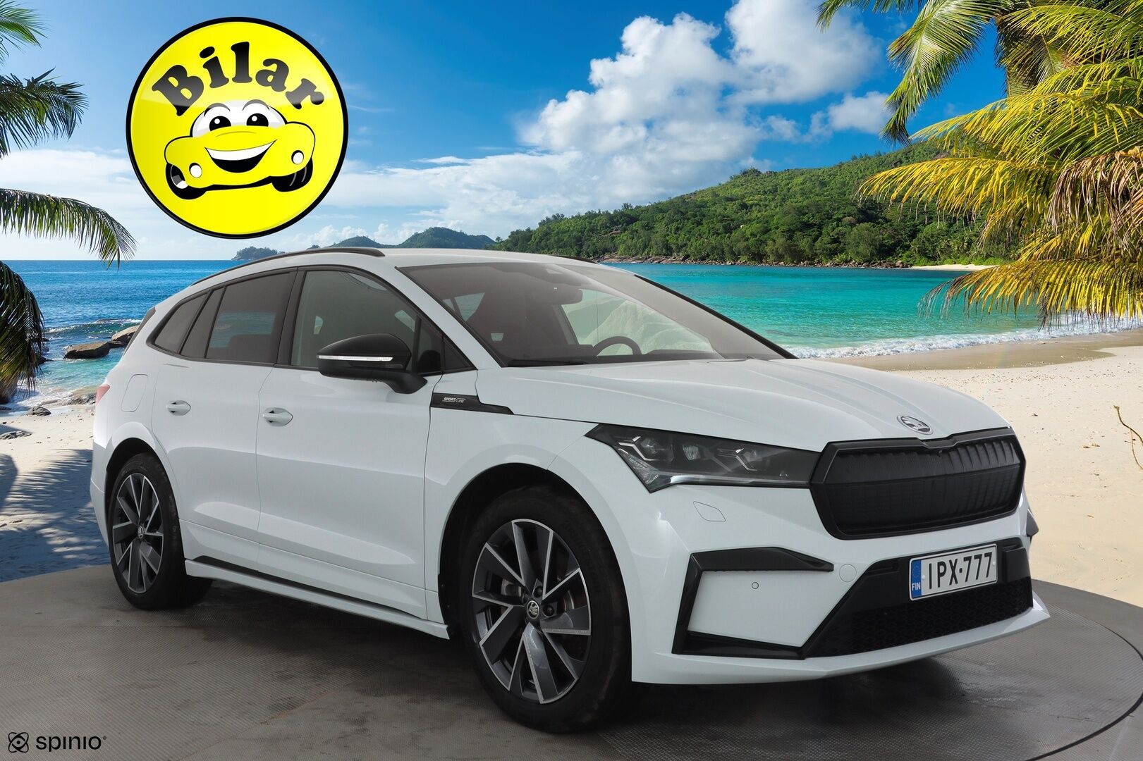 Skoda Enyaq 2022 80iV Sportline - | HUD | ACC | Muistipenkki | 360° | ILP | Matrix-LED | Keyless | Navi | Kaistavahti | Kahdet renkaat | Merkkihuollot | 2x Latauskaapelit |