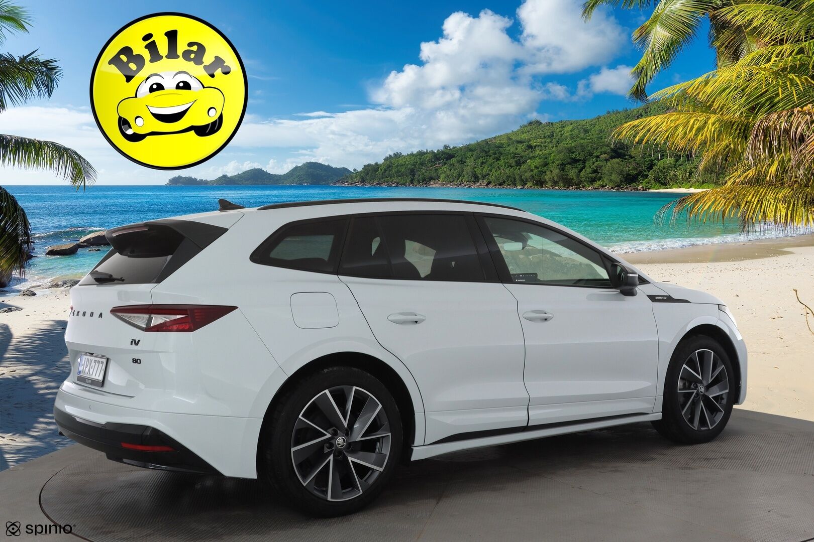 Skoda Enyaq 2022 80iV Sportline - | HUD | ACC | Muistipenkki | 360° | ILP | Matrix-LED | Keyless | Navi | Kaistavahti | Kahdet renkaat | Merkkihuollot | 2x Latauskaapelit |