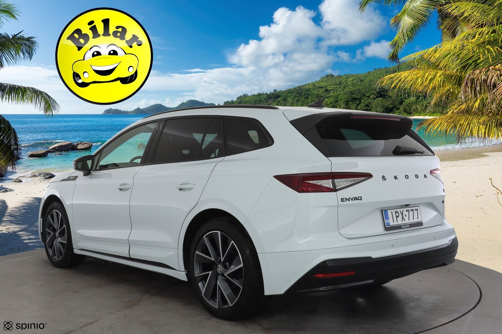 Skoda Enyaq 2022 80iV Sportline - | HUD | ACC | Muistipenkki | 360° | ILP | Matrix-LED | Keyless | Navi | Kaistavahti | Kahdet renkaat | Merkkihuollot | 2x Latauskaapelit |