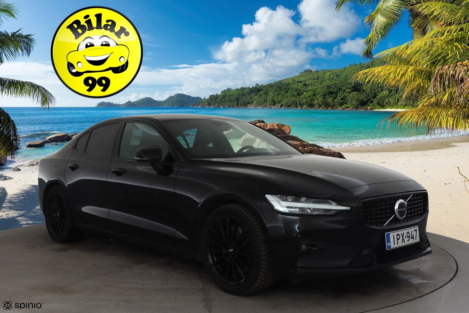 Volvo S60 2023 B5 AWD MHEV Business Plus Dark aut * Bowers&Wilkins / Webasto / Muistipenkit / Pilot Assist / Koukku / P.kamera / Sporttipenkit * - Merkkihuollettu / Suomi-auto / Kahdet renkaat - HULLUT AVAJAISHULINAT KORKOTARJOUS 3,29 %