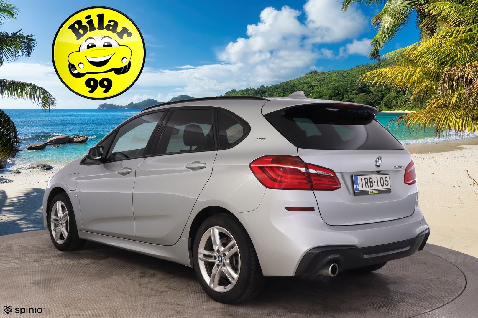 BMW 225 2019 10 kWh, 225xe iPerformance M Sport *HUD / BlowByHeater / HiFi / P-Kamera / LED / Sporttinahat / S-Luukku* - Ratinlämmitin / Prof. Navi / Tutkat*