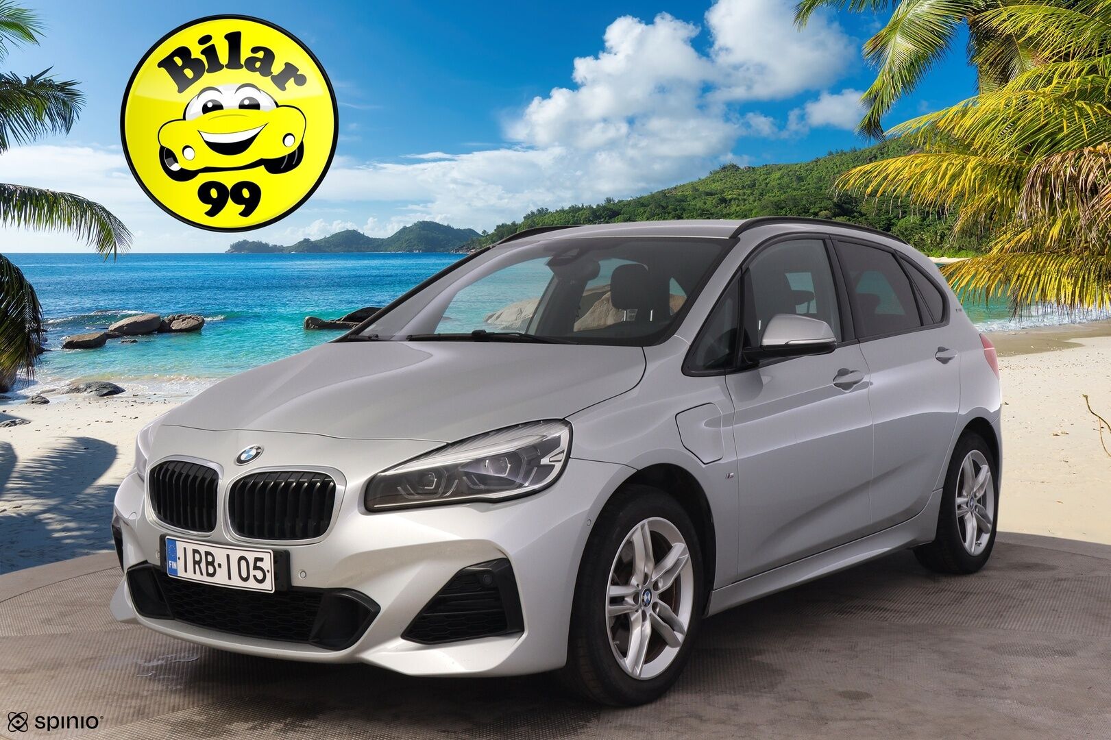 BMW 225 2019 10 kWh, 225xe iPerformance M Sport *HUD / BlowByHeater / HiFi / P-Kamera / LED / Sporttinahat / S-Luukku* - Ratinlämmitin / Prof. Navi / Tutkat*