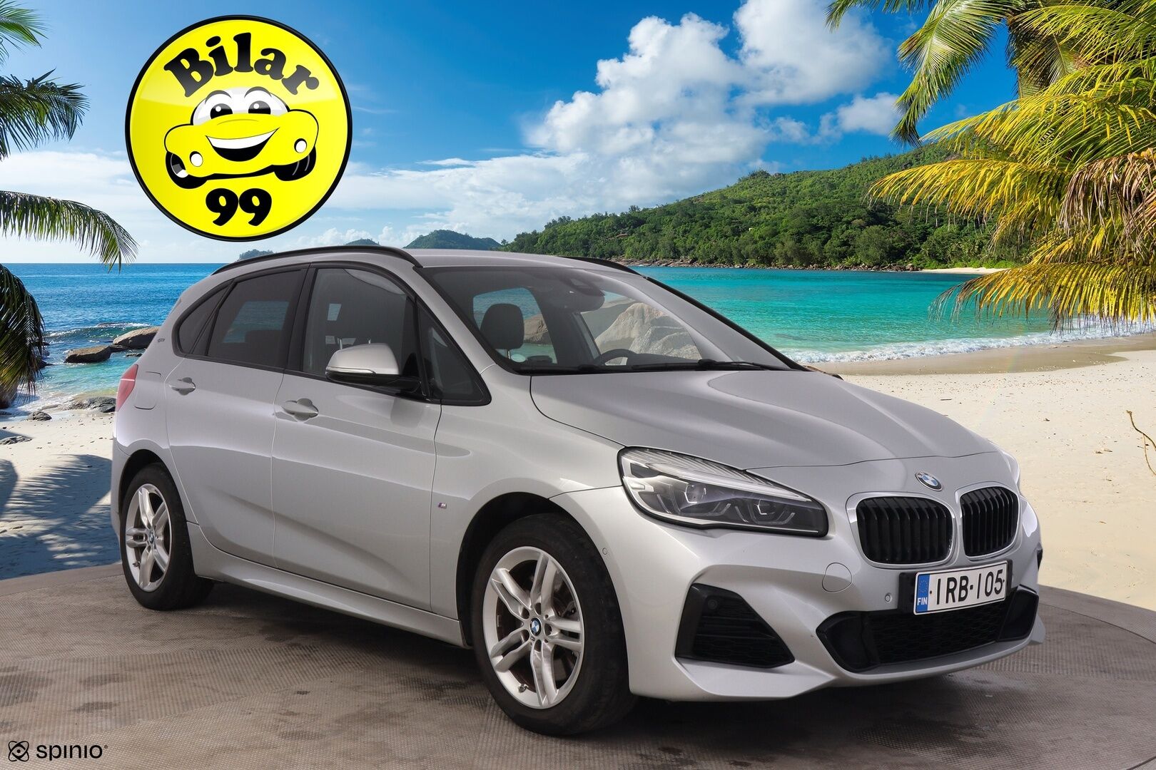 BMW 225 2019 10 kWh, 225xe iPerformance M Sport *HUD / BlowByHeater / HiFi / P-Kamera / LED / Sporttinahat / S-Luukku* - Ratinlämmitin / Prof. Navi / Tutkat*