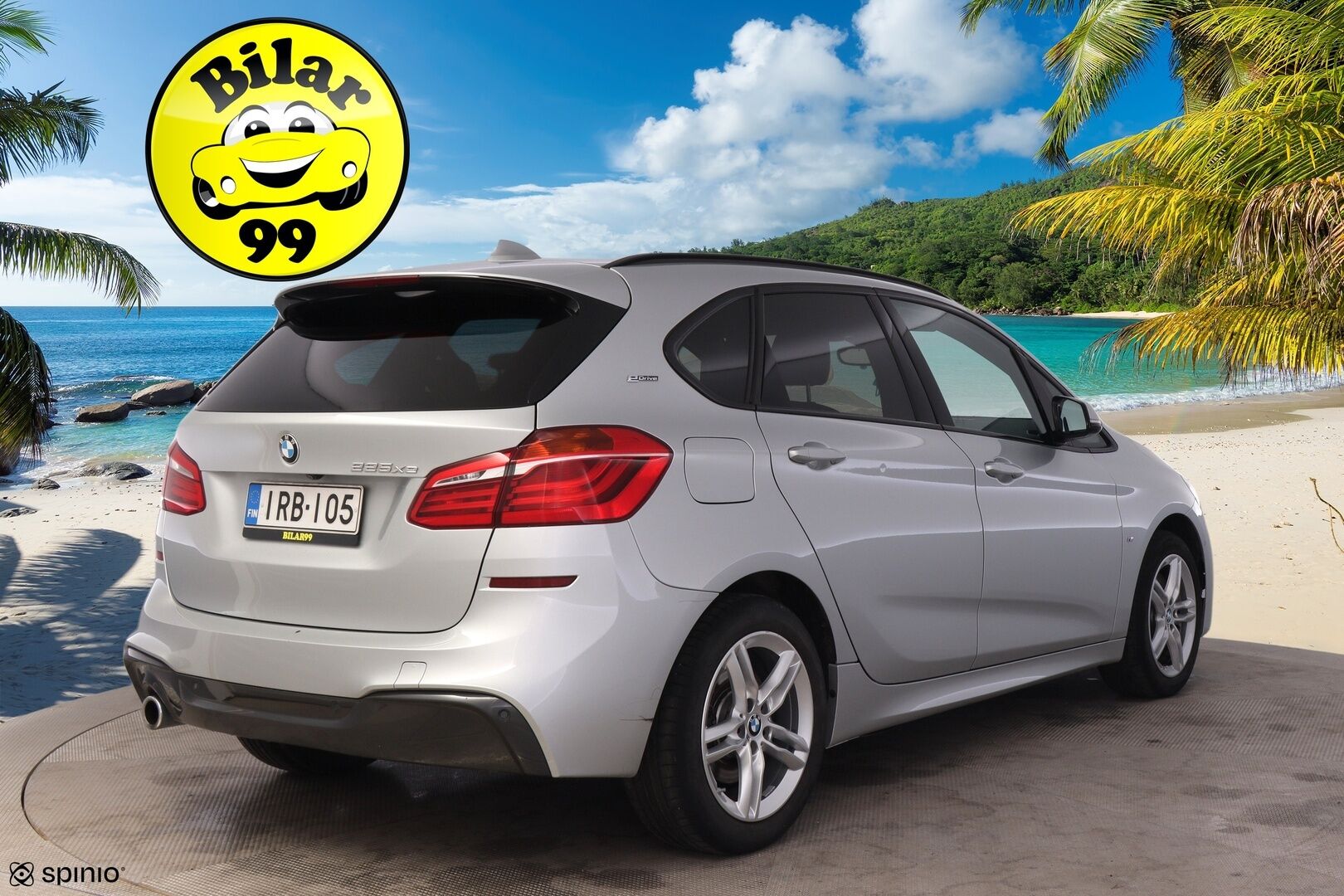 BMW 225 2019 10 kWh, 225xe iPerformance M Sport *HUD / BlowByHeater / HiFi / P-Kamera / LED / Sporttinahat / S-Luukku* - Ratinlämmitin / Prof. Navi / Tutkat*