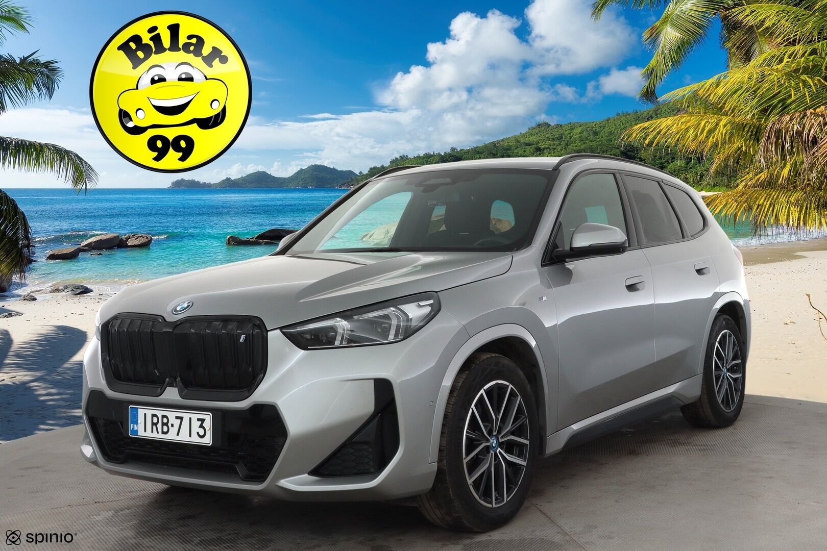 BMW iX1 2023 U11 30 xDrive M Sport Fully Charged * ACC / HUD / 360° / H&K / Koukku / Muistipenkki hieronnalla / ILP / Comfort Access * - 1.Om Suomi-auto / Akku kuntotarkastettu SoH 97,9% / Kahdet renkaat aluvanteilla / Merkkihuollettu / Huippuvarusteet