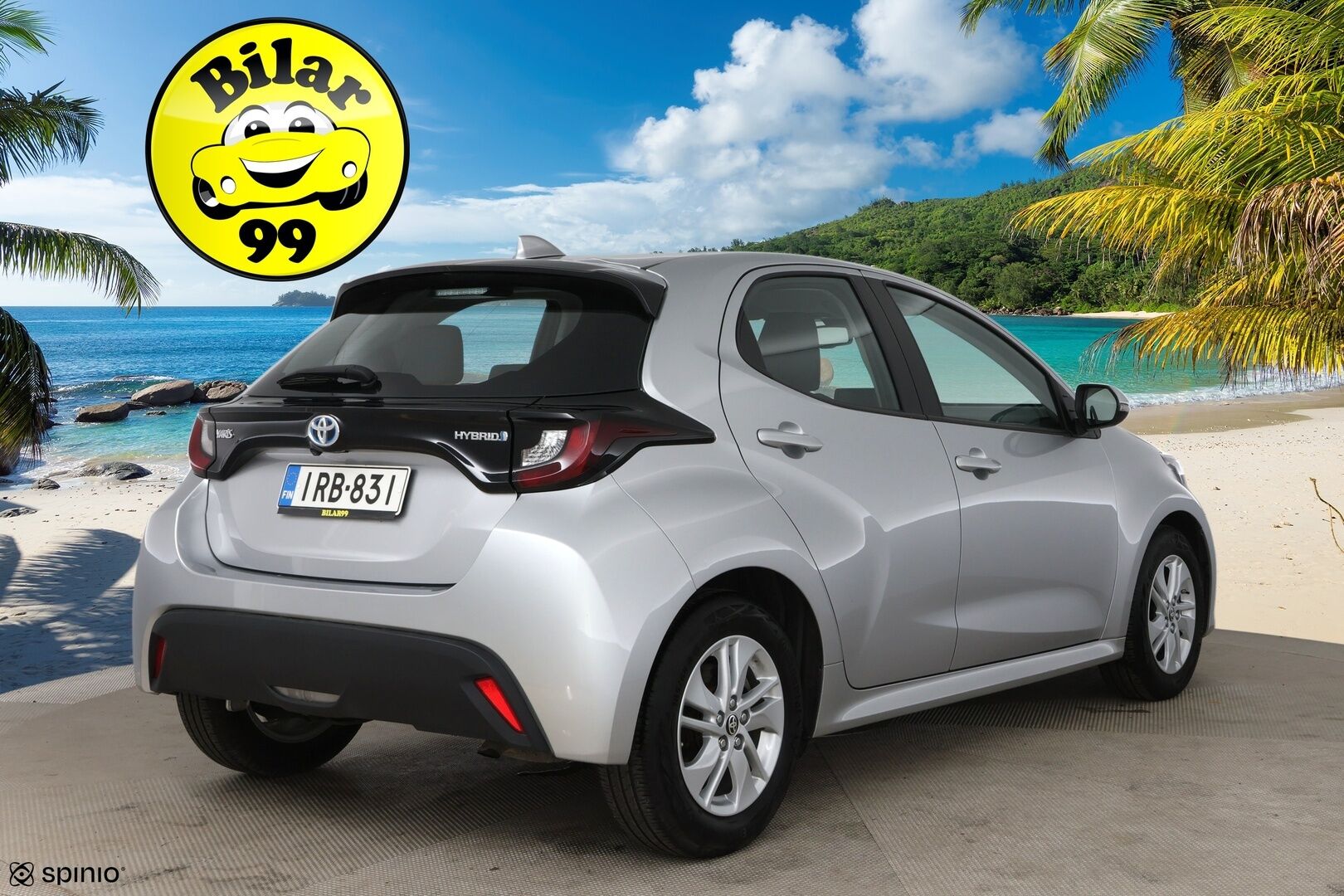 Toyota Yaris 2023 1,5 Hybrid Active / Adapt. vak. / Lohko / Keyless / Apple&Android / Lämmitettävä ratti - Merkkihuollettu Suomi-Auto / 2x alkuperäiset Toyotan aluvanteet