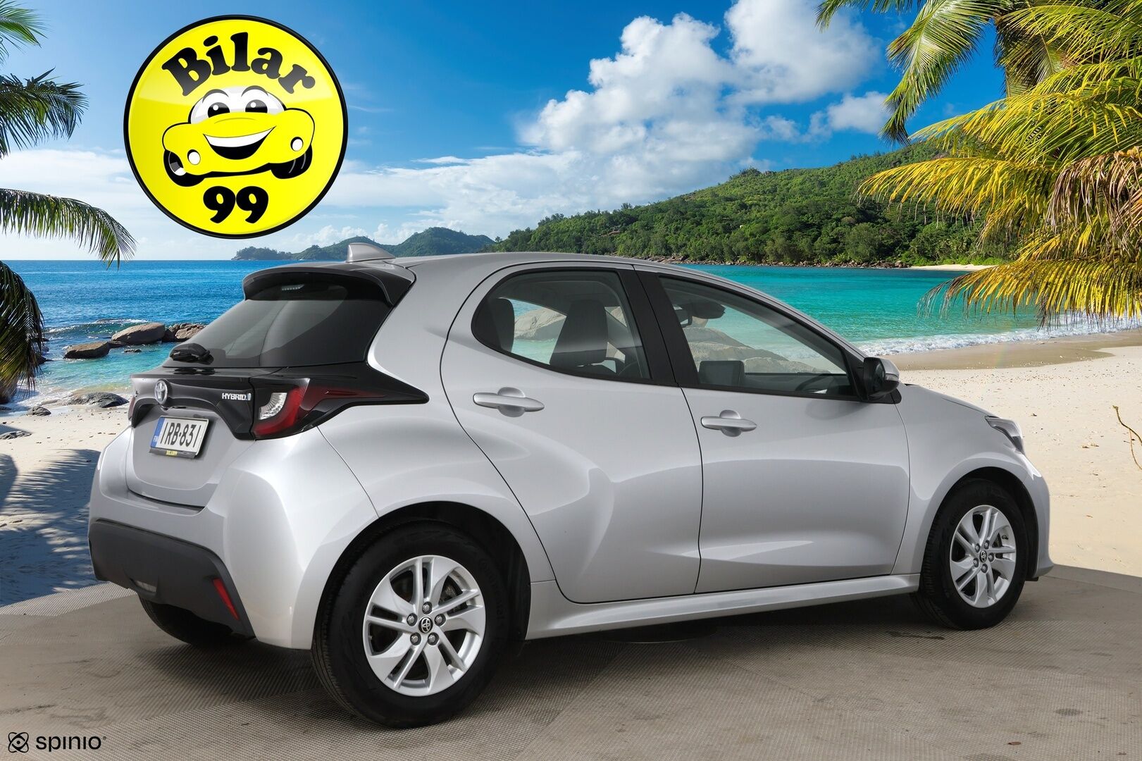 Toyota Yaris 2023 1,5 Hybrid Active / Adapt. vak. / Lohko / Keyless / Apple&Android / Lämmitettävä ratti - Merkkihuollettu Suomi-Auto / 2x alkuperäiset Toyotan aluvanteet