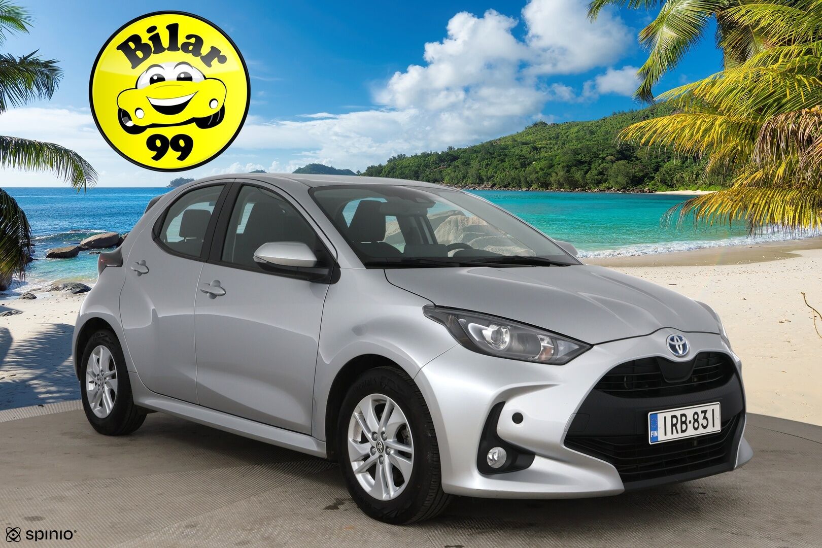 Toyota Yaris 2023 1,5 Hybrid Active / Adapt. vak. / Lohko / Keyless / Apple&Android / Lämmitettävä ratti - Merkkihuollettu Suomi-Auto / 2x alkuperäiset Toyotan aluvanteet