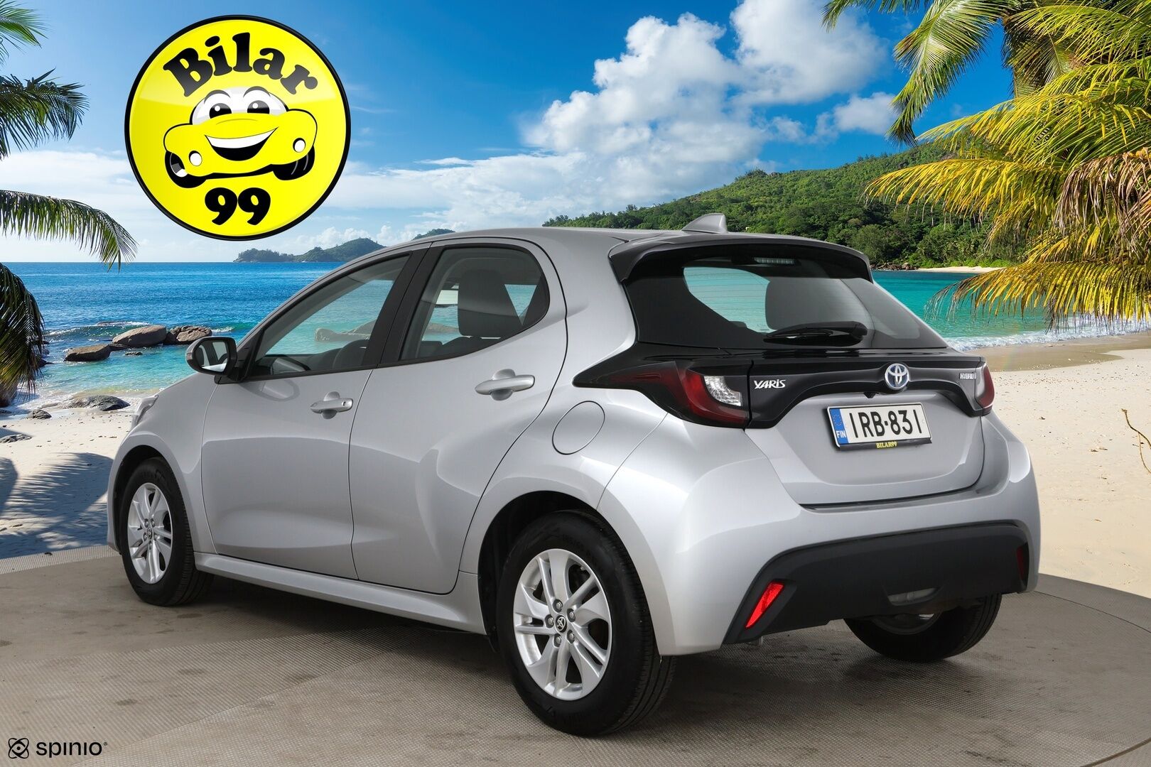 Toyota Yaris 2023 1,5 Hybrid Active / Adapt. vak. / Lohko / Keyless / Apple&Android / Lämmitettävä ratti - Merkkihuollettu Suomi-Auto / 2x alkuperäiset Toyotan aluvanteet