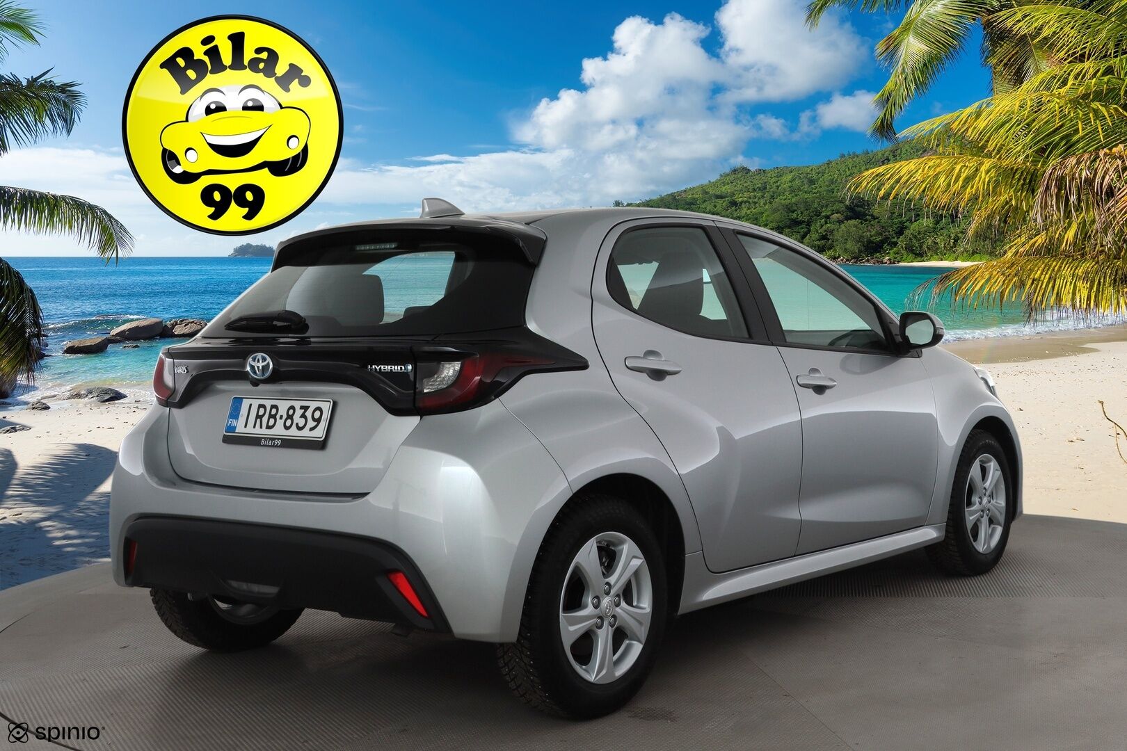 Toyota Yaris 2023 1,5 Hybrid Active Plus * Suomi-auto / ACC / P.kamera / Lohkolämmitin / Navi / KeylessGo * - Kahdet renkaat aluvanteilla / Merkkihuollettu - HULLU BLACKWEEK KORKOTARJOUS 2,49%