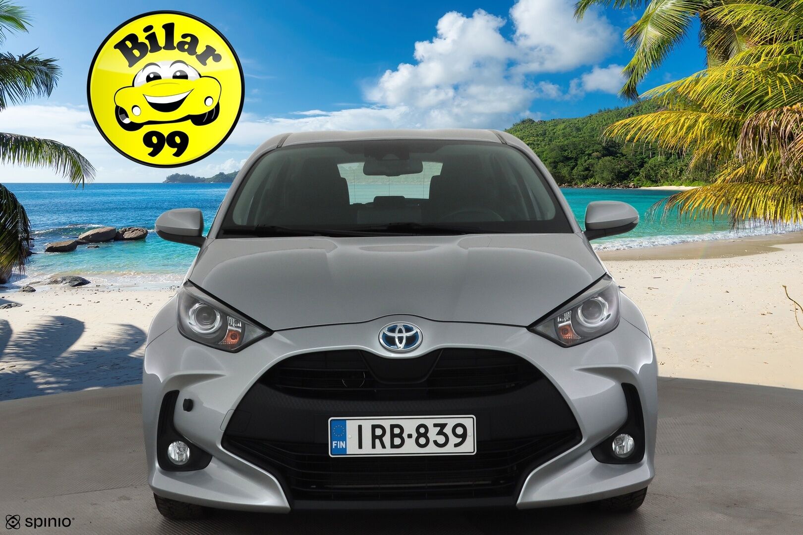 Toyota Yaris 2023 1,5 Hybrid Active Plus * Suomi-auto / ACC / P.kamera / Lohkolämmitin / Navi / KeylessGo * - Kahdet renkaat aluvanteilla / Merkkihuollettu - HULLU BLACKWEEK KORKOTARJOUS 2,49%