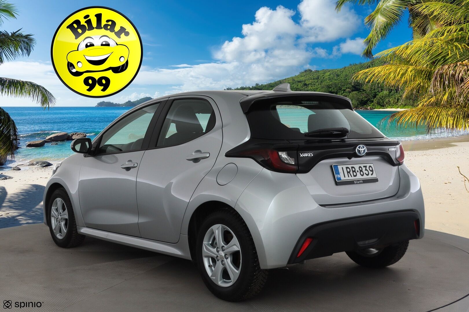 Toyota Yaris 2023 1,5 Hybrid Active Plus * Suomi-auto / ACC / P.kamera / Lohkolämmitin / Navi / KeylessGo * - Kahdet renkaat aluvanteilla / Merkkihuollettu - HULLU BLACKWEEK KORKOTARJOUS 2,49%