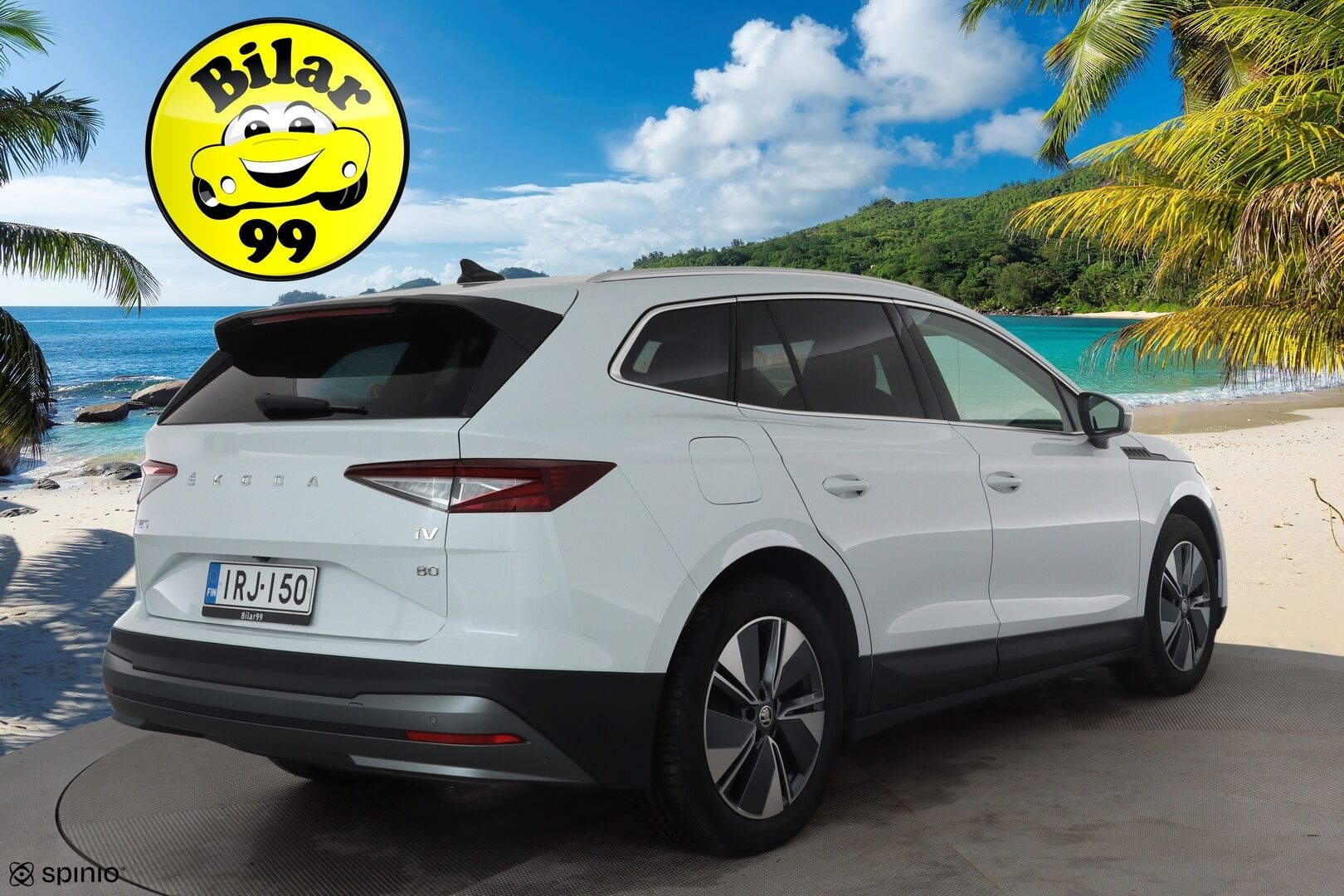 Skoda Enyaq 2023 80 iV *Lämpöpumppu / Adapt.vakkari / Muistipenkki / Koukku / P.kamera / Matrix LED* - 1-om. Suomi-auto / Akku kuntotarkastettu / Merkkihuollettu / 2x vanteet - HULLU BLACKWEEK KORKOTARJOUS 2,49%