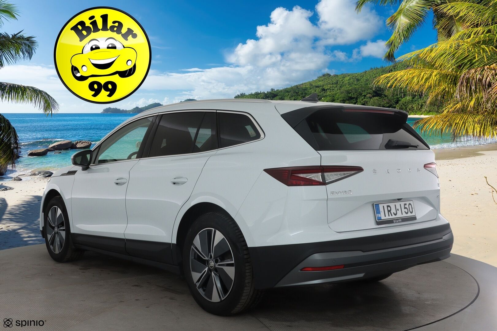 Skoda Enyaq 2023 80 iV *Lämpöpumppu / Adapt.vakkari / Muistipenkki / Koukku / P.kamera / Matrix LED* - 1-om. Suomi-auto / Akku kuntotarkastettu / Merkkihuollettu / 2x vanteet - HULLU BLACKWEEK KORKOTARJOUS 2,49%