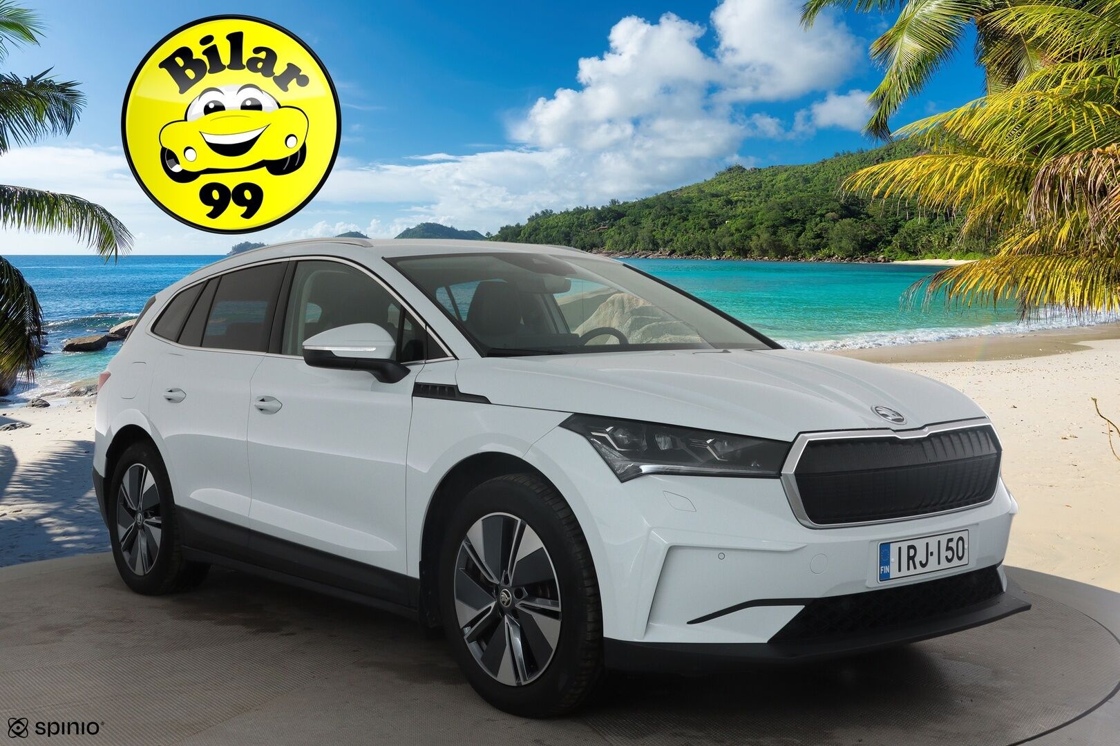 Skoda Enyaq 2023 80 iV *Lämpöpumppu / Adapt.vakkari / Muistipenkki / Koukku / P.kamera / Matrix LED* - 1-om. Suomi-auto / Akku kuntotarkastettu / Merkkihuollettu / 2x vanteet - HULLU BLACKWEEK KORKOTARJOUS 2,49%