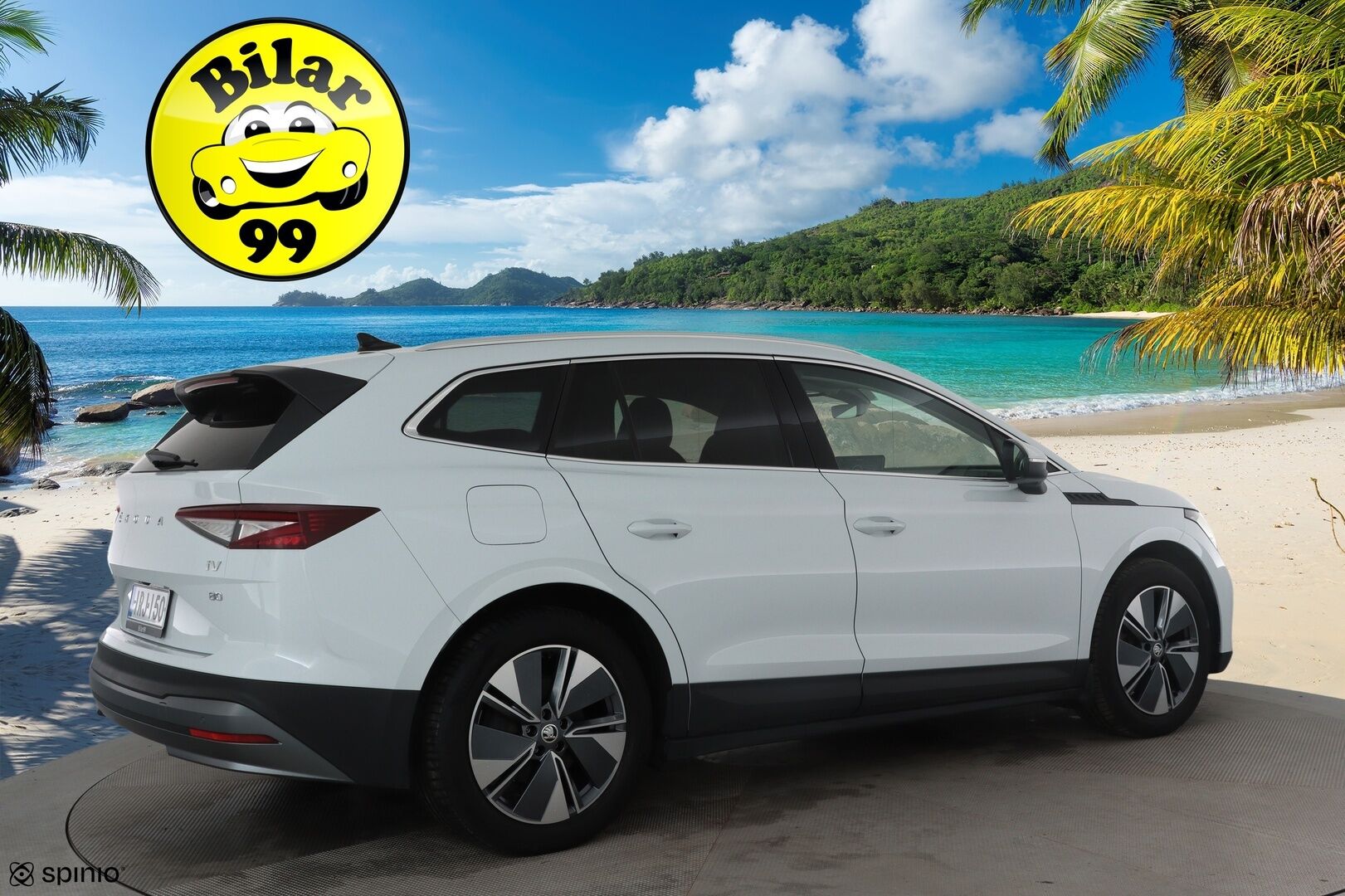 Skoda Enyaq 2023 80 iV *Lämpöpumppu / Adapt.vakkari / Muistipenkki / Koukku / P.kamera / Matrix LED* - 1-om. Suomi-auto / Akku kuntotarkastettu / Merkkihuollettu / 2x vanteet - HULLU BLACKWEEK KORKOTARJOUS 2,49%