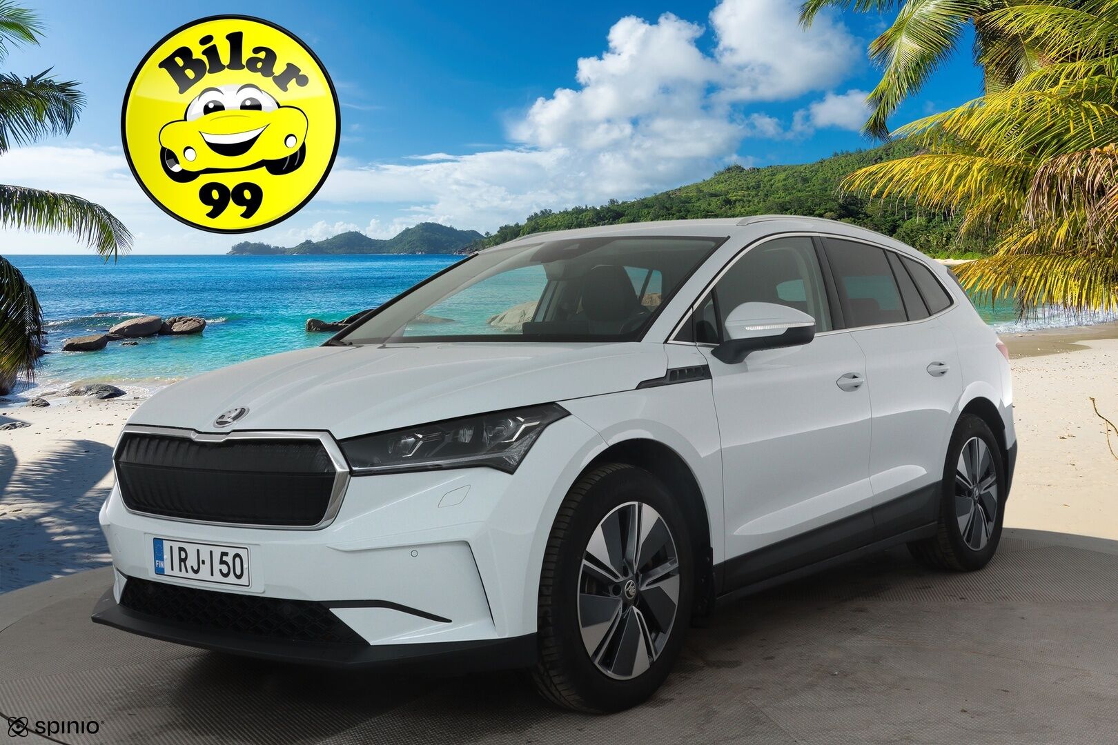Skoda Enyaq 2023 80 iV *Lämpöpumppu / Adapt.vakkari / Muistipenkki / Koukku / P.kamera / Matrix LED* - 1-om. Suomi-auto / Akku kuntotarkastettu / Merkkihuollettu / 2x vanteet - HULLU BLACKWEEK KORKOTARJOUS 2,49%