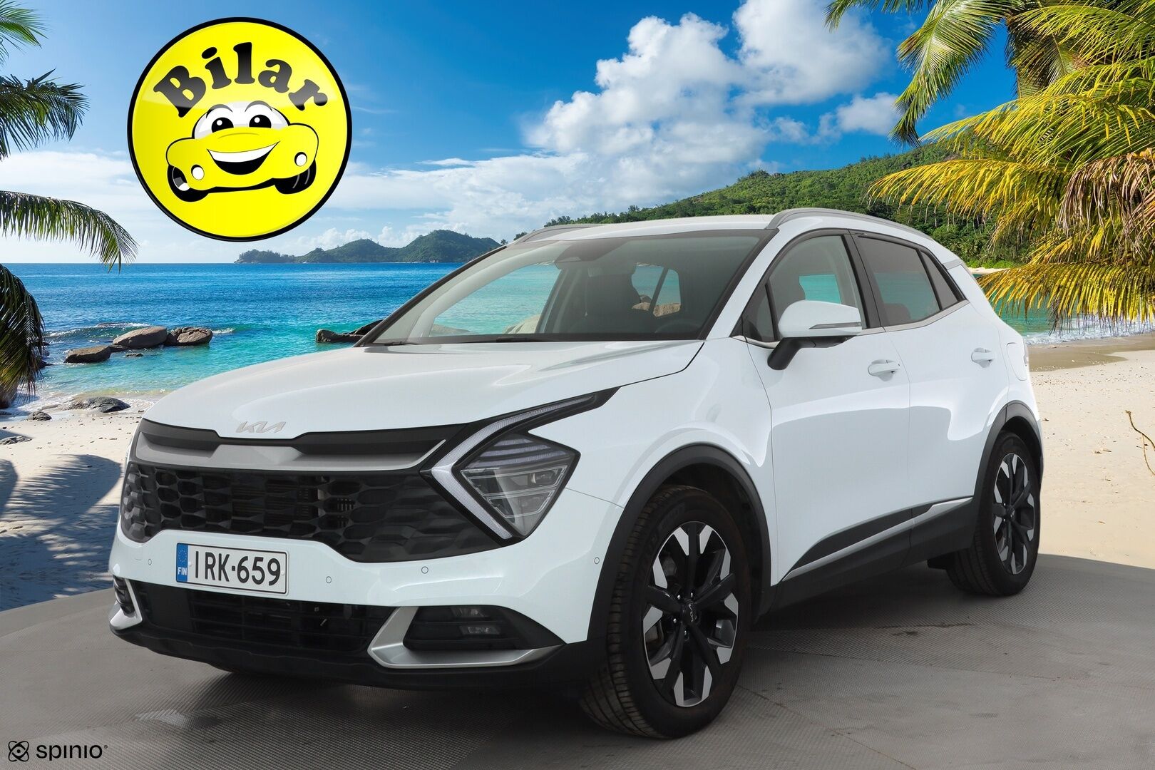Kia Sportage 2023 1,6 T-GDI AWD Plug-in Hybrid Business Premium AT 265hv - | ACC | H&K | 360° | Lohko+Sisä | Sähköpenkit | Katvevaroitin | Ratinlämmitin | LED | Navi | Sähköluukku | Apple&Android | Puolinahat | Suomi-auto | Kahdet renkaat aluvanteilla | Merkkihuollettu | 