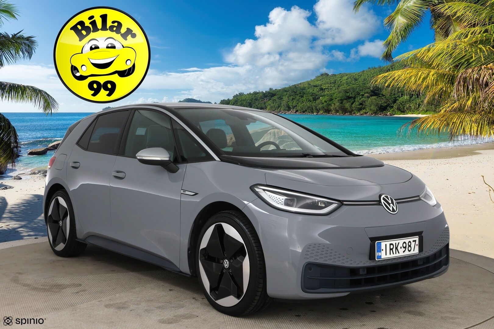 Volkswagen ID.3 2020 1ST Max 150 kW, akku 58 kWh / HUD / Hieronta / ACC / IQ-Light / Side Assist / Sportpenkit / - Lasikatto / Lämpöpumppu / Täyteen varusteltu! / 2x renkaat&vanteet