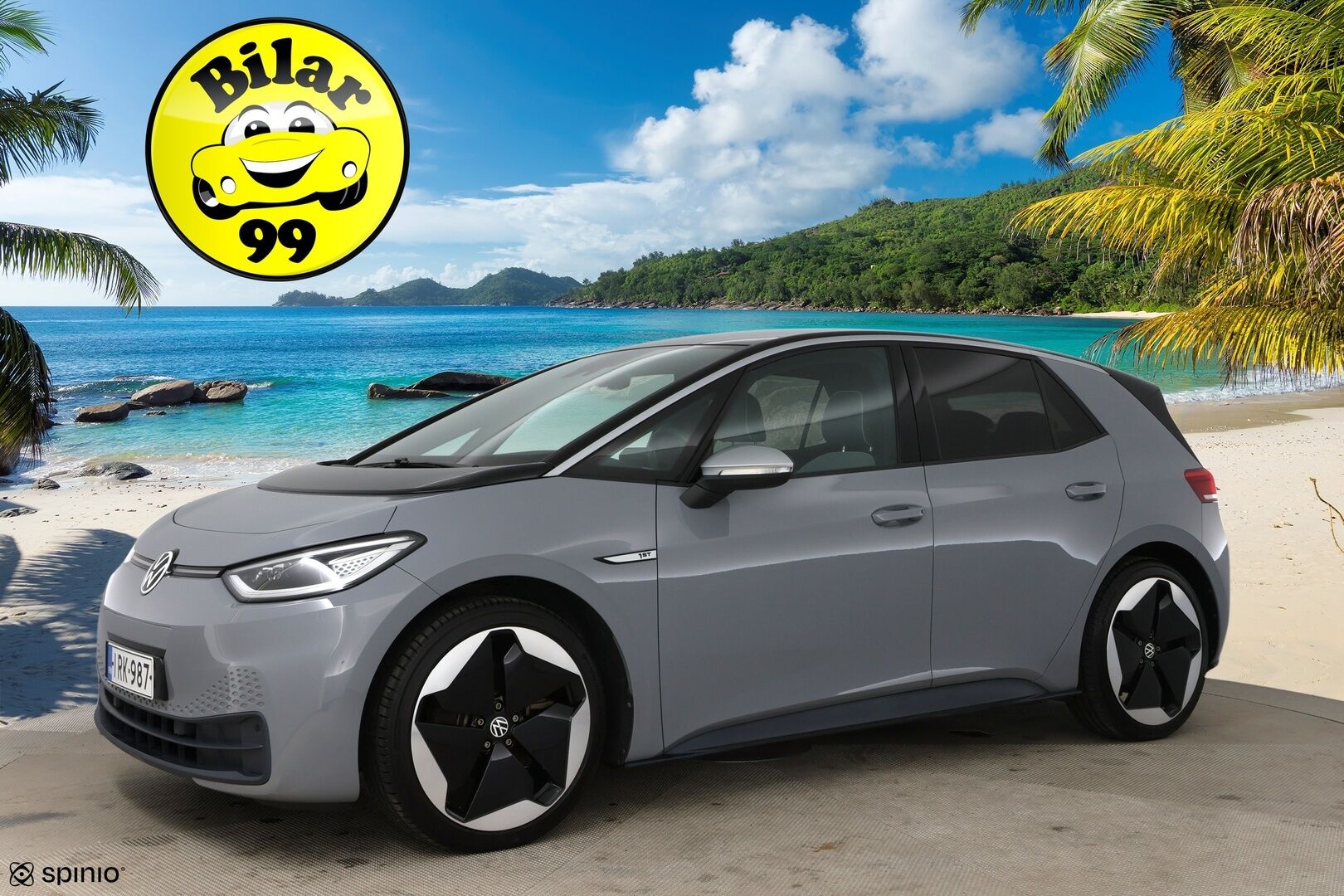 Volkswagen ID.3 2020 1ST Max 150 kW, akku 58 kWh / HUD / Hieronta / ACC / IQ-Light / Side Assist / Sportpenkit / - Lasikatto / Lämpöpumppu / Täyteen varusteltu! / 2x renkaat&vanteet