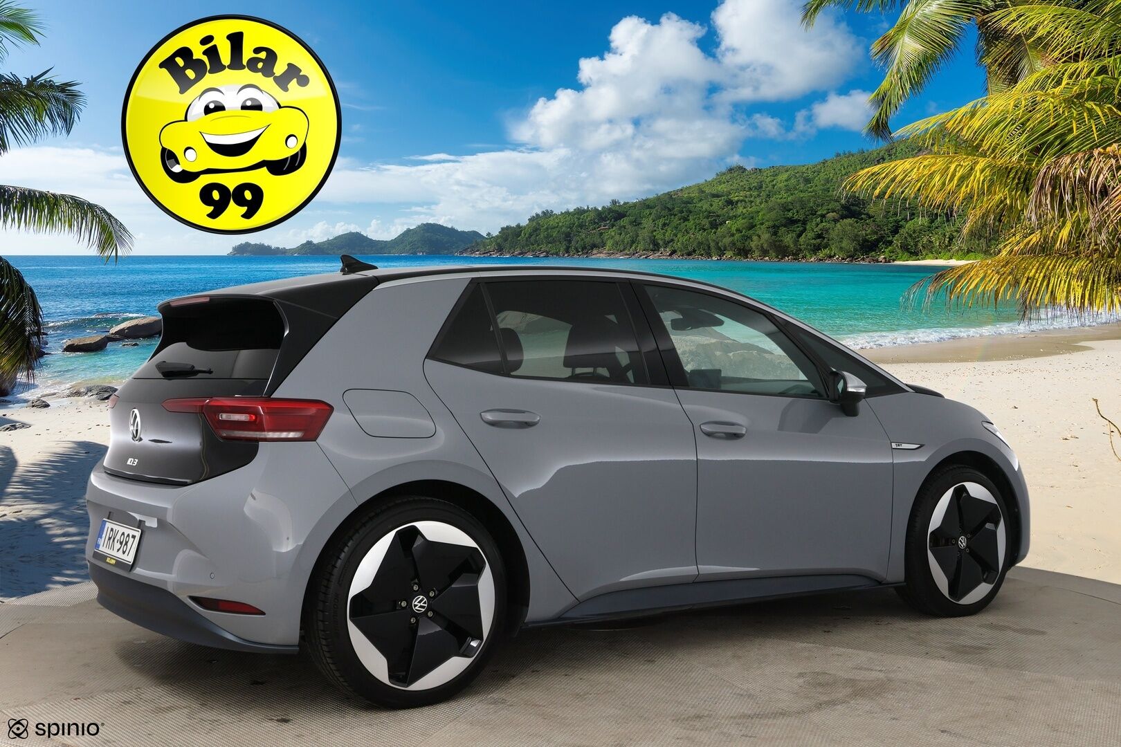 Volkswagen ID.3 2020 1ST Max 150 kW, akku 58 kWh / HUD / Hieronta / ACC / IQ-Light / Side Assist / Sportpenkit / - Lasikatto / Lämpöpumppu / Täyteen varusteltu! / 2x renkaat&vanteet